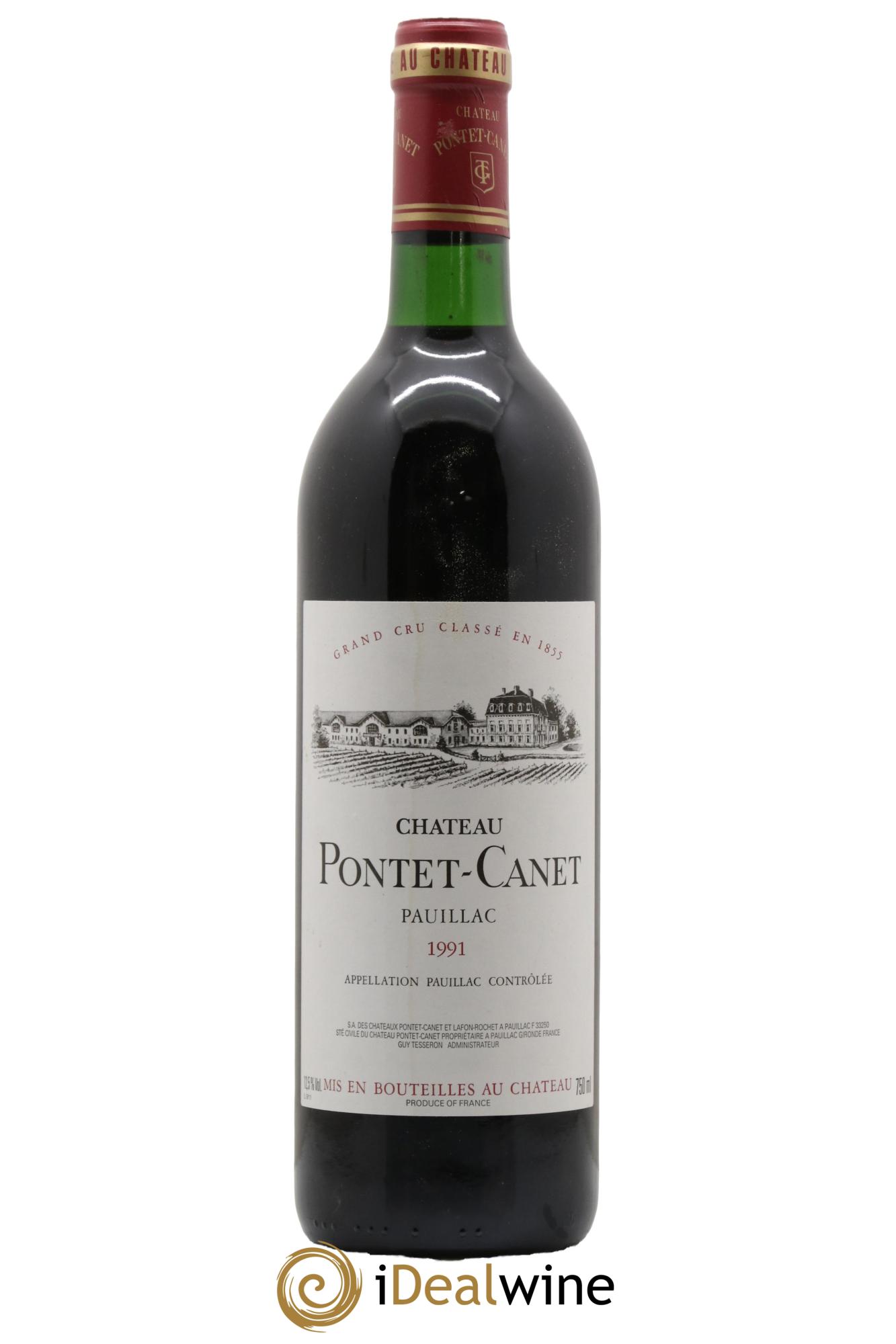 Château Pontet Canet 5ème Grand Cru Classé 1991 - Lot of 1 bottle - 0