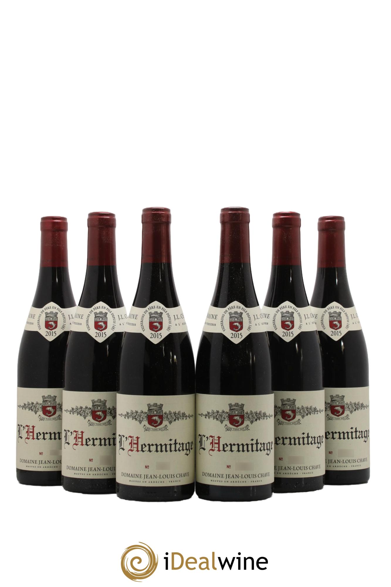 Hermitage Jean-Louis Chave 2015 - Lot de 6 bouteilles - 0