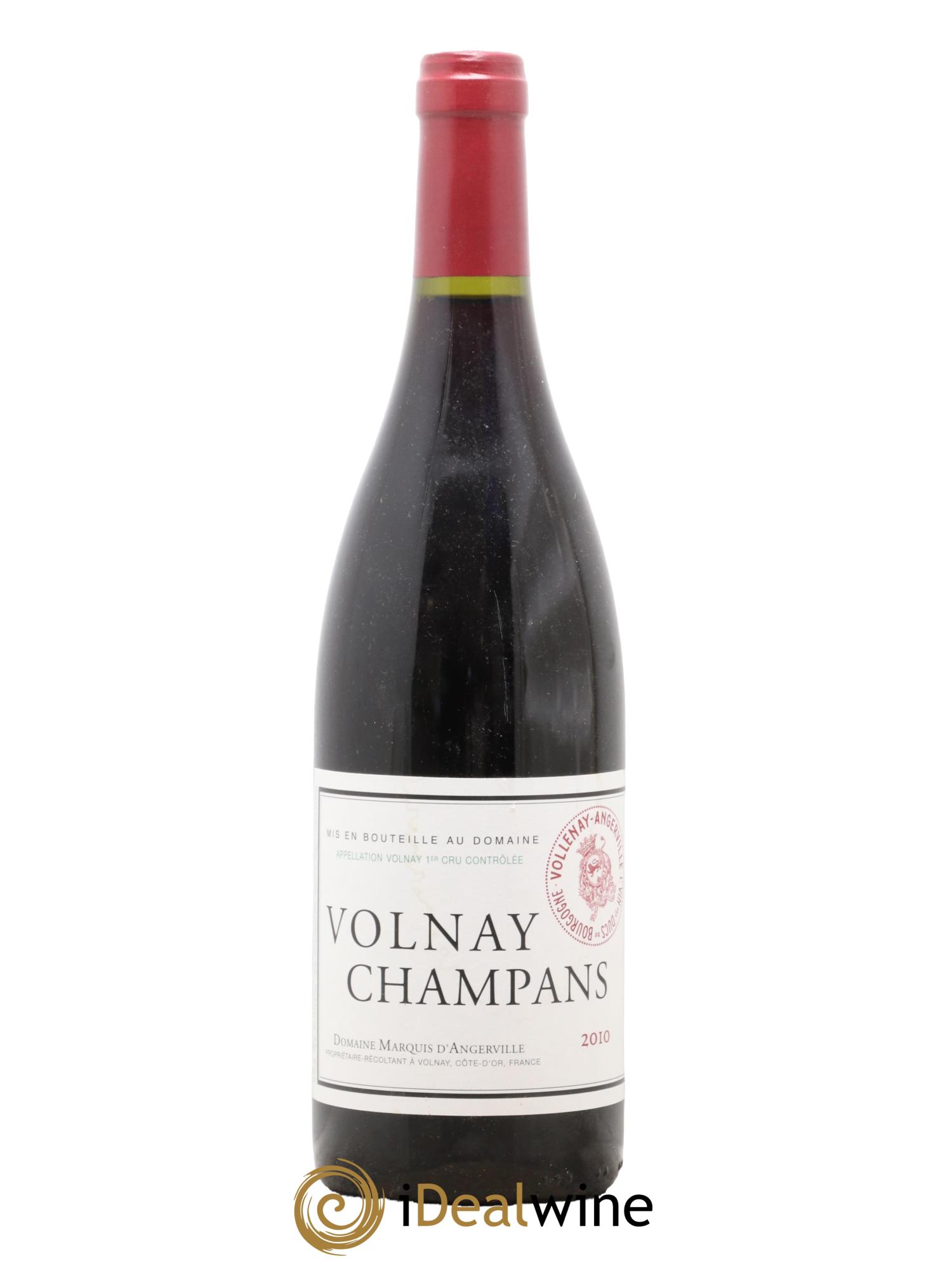 Volnay 1er Cru Champans Marquis d'Angerville (Domaine) 2010 - Posten von 1 Flasche - 0