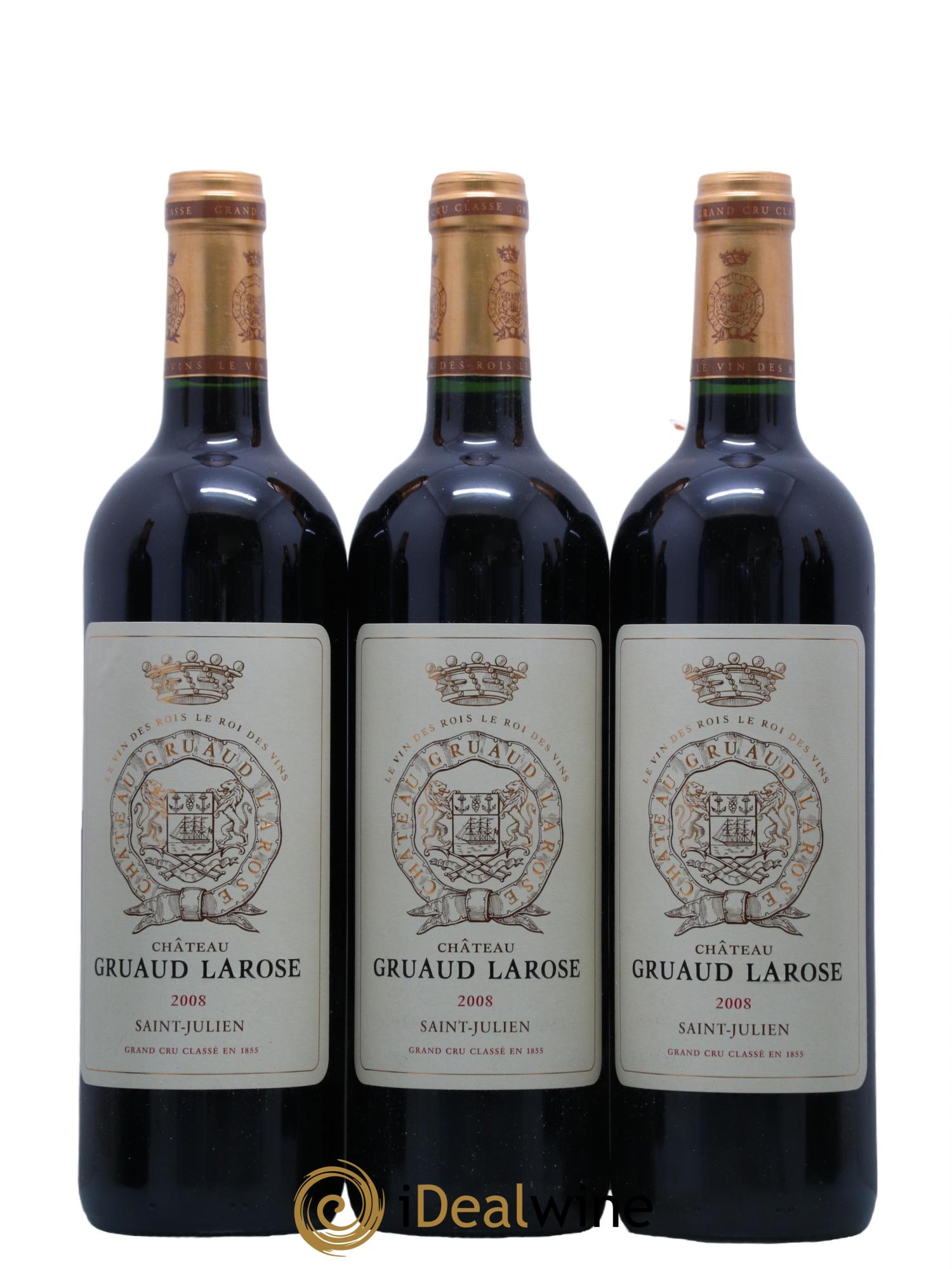 Château Gruaud Larose 2ème Grand Cru Classé  2008 - Posten von 12 Flaschen - 3