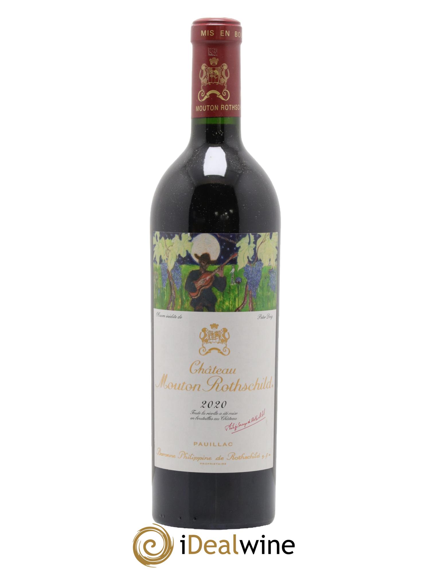 Château Mouton Rothschild 1er Grand Cru Classé 2020 - Lot de 1 bouteille - 0