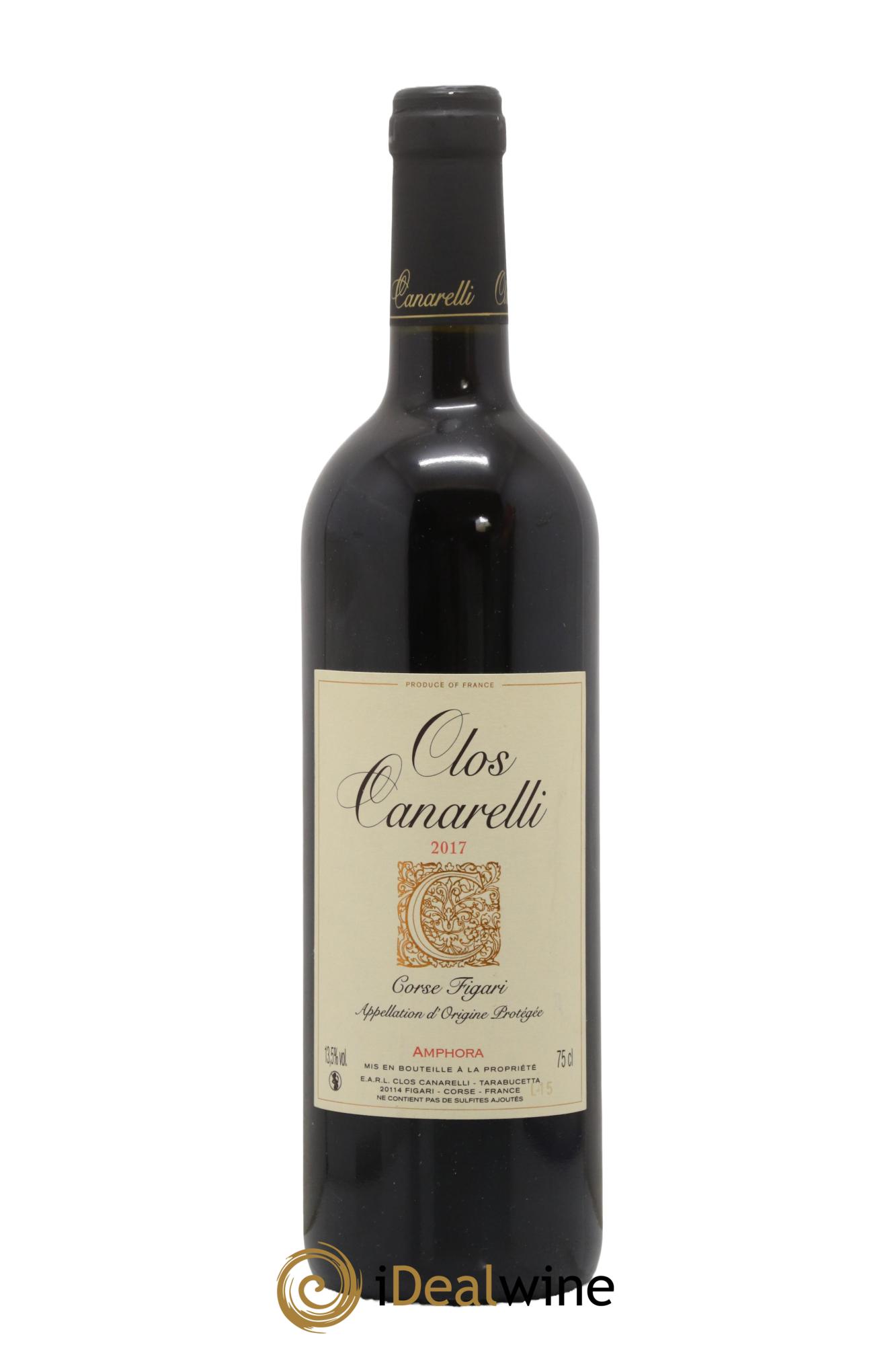 Figari Amphora Clos Canarelli  2017 - Lot de 1 bouteille - 0