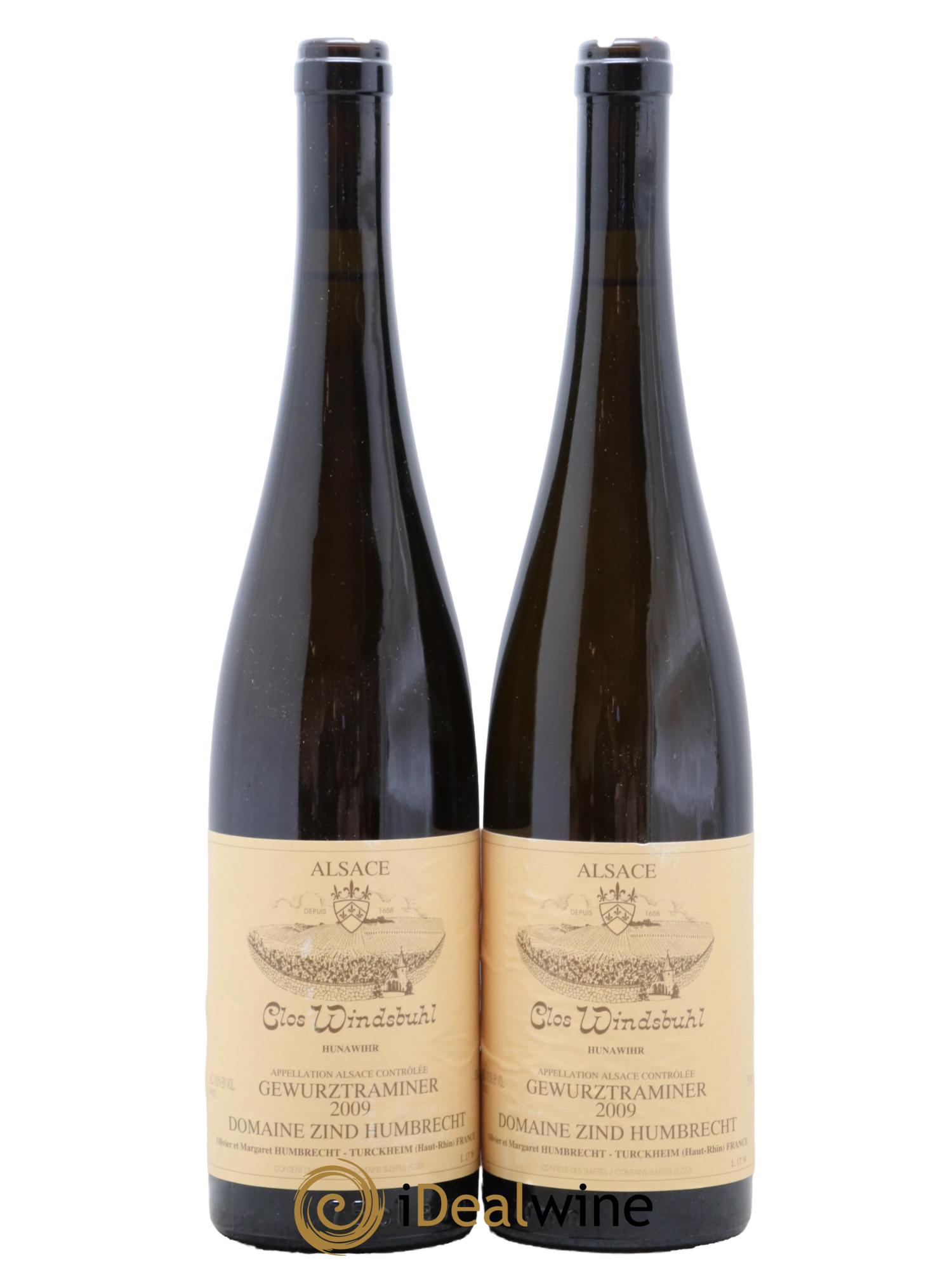 Alsace Gewurztraminer Clos Windsbuhl Zind-Humbrecht (Domaine)  2009 - Lot de 2 bouteilles - 0