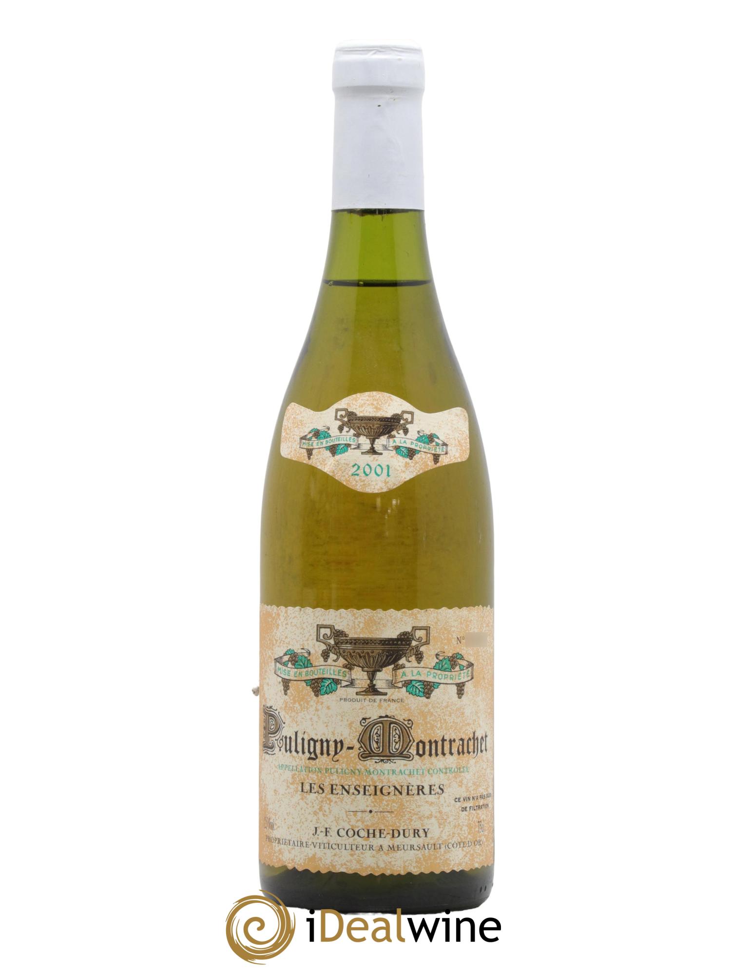 Puligny-Montrachet Les Enseignères Coche Dury (Domaine)  2001 - Posten von 1 Flasche - 0