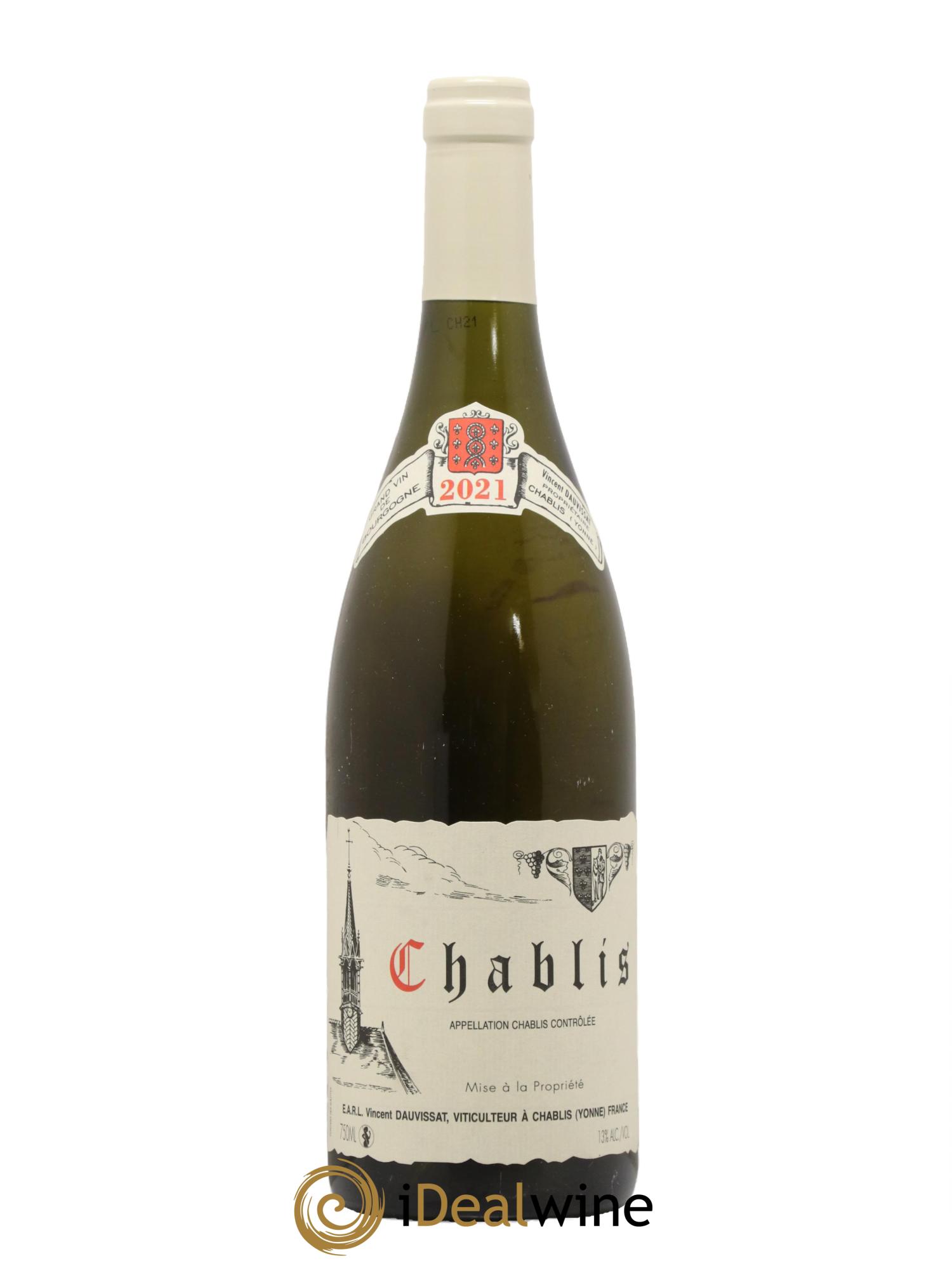 Chablis Vincent Dauvissat (Domaine) 2021 - Lot of 1 bottle - 0