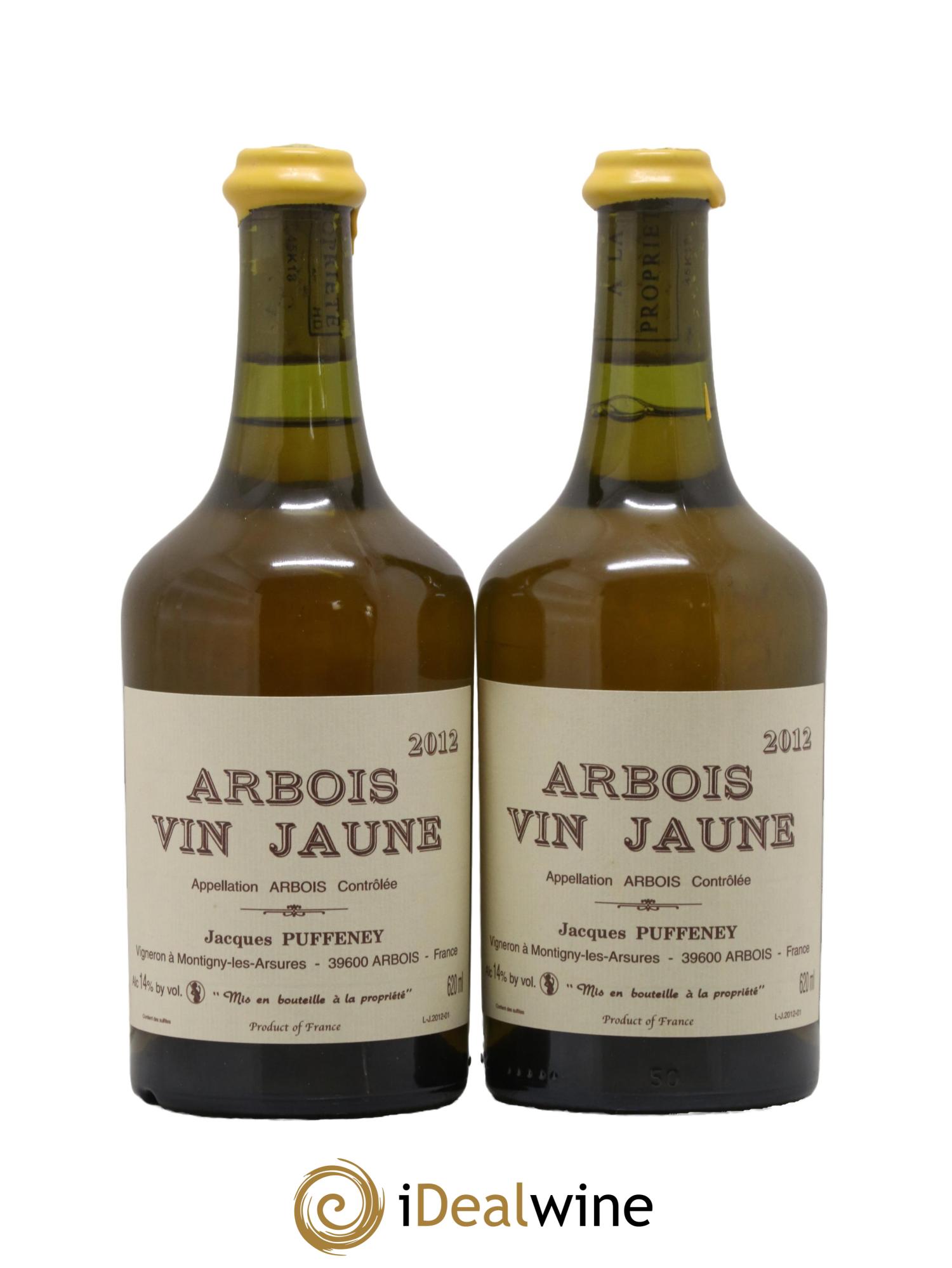 Arbois Vin Jaune Jacques Puffeney 2012 - Lot de 2 clavelins - 0