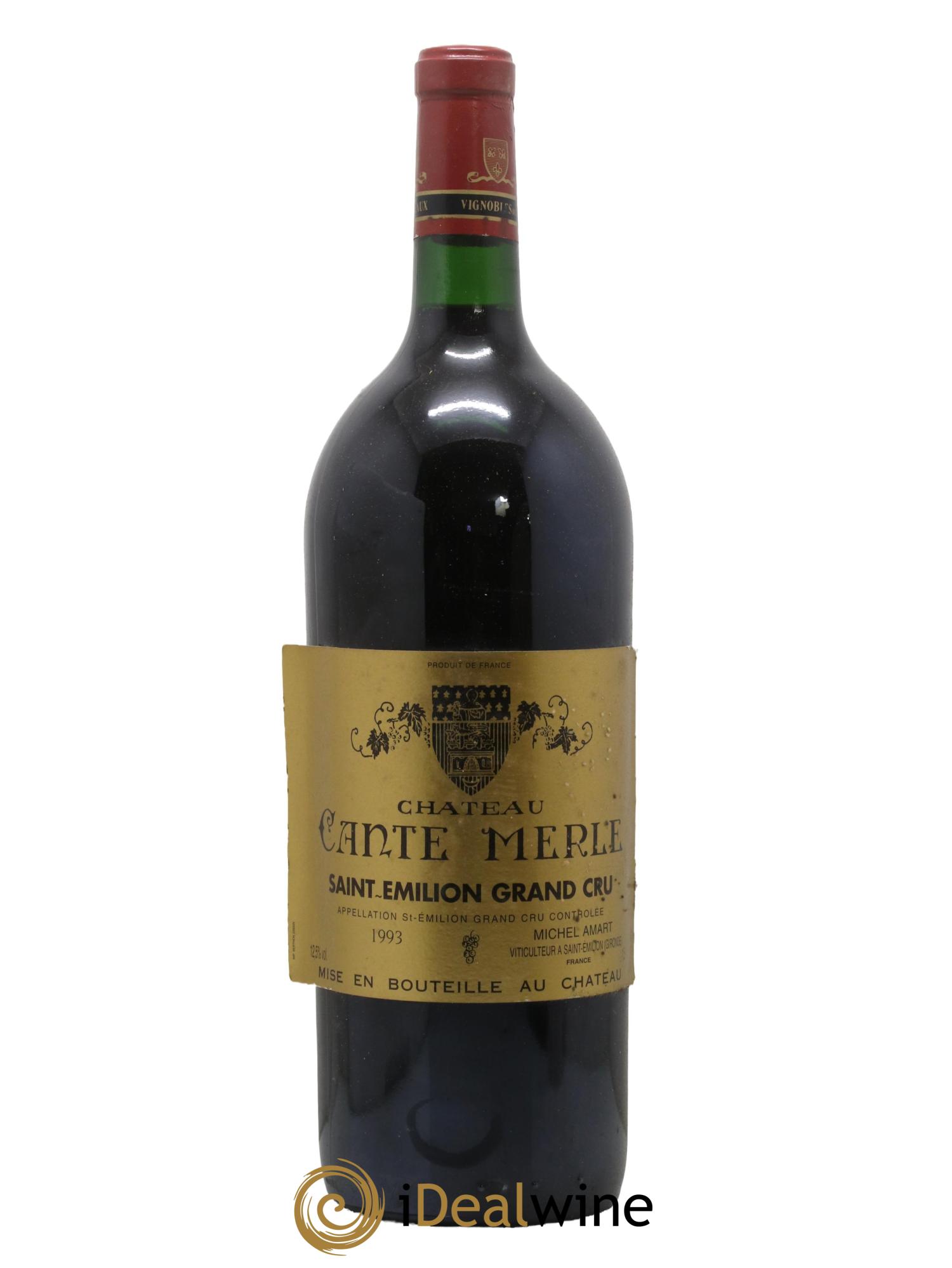 Saint-Émilion Grand Cru 1993 - Lot de 1 magnum - 0