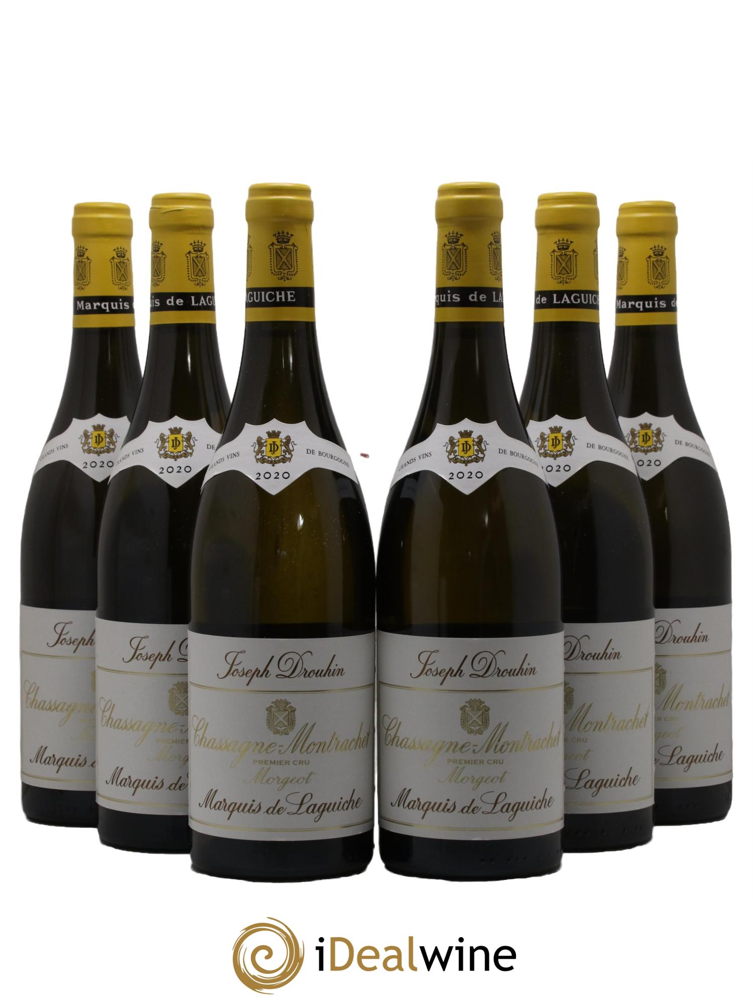 Chassagne-Montrachet 1er Cru Morgeot - Marquis de Laguiche Joseph Drouhin 2020 - Posten von 6 Flaschen - 0