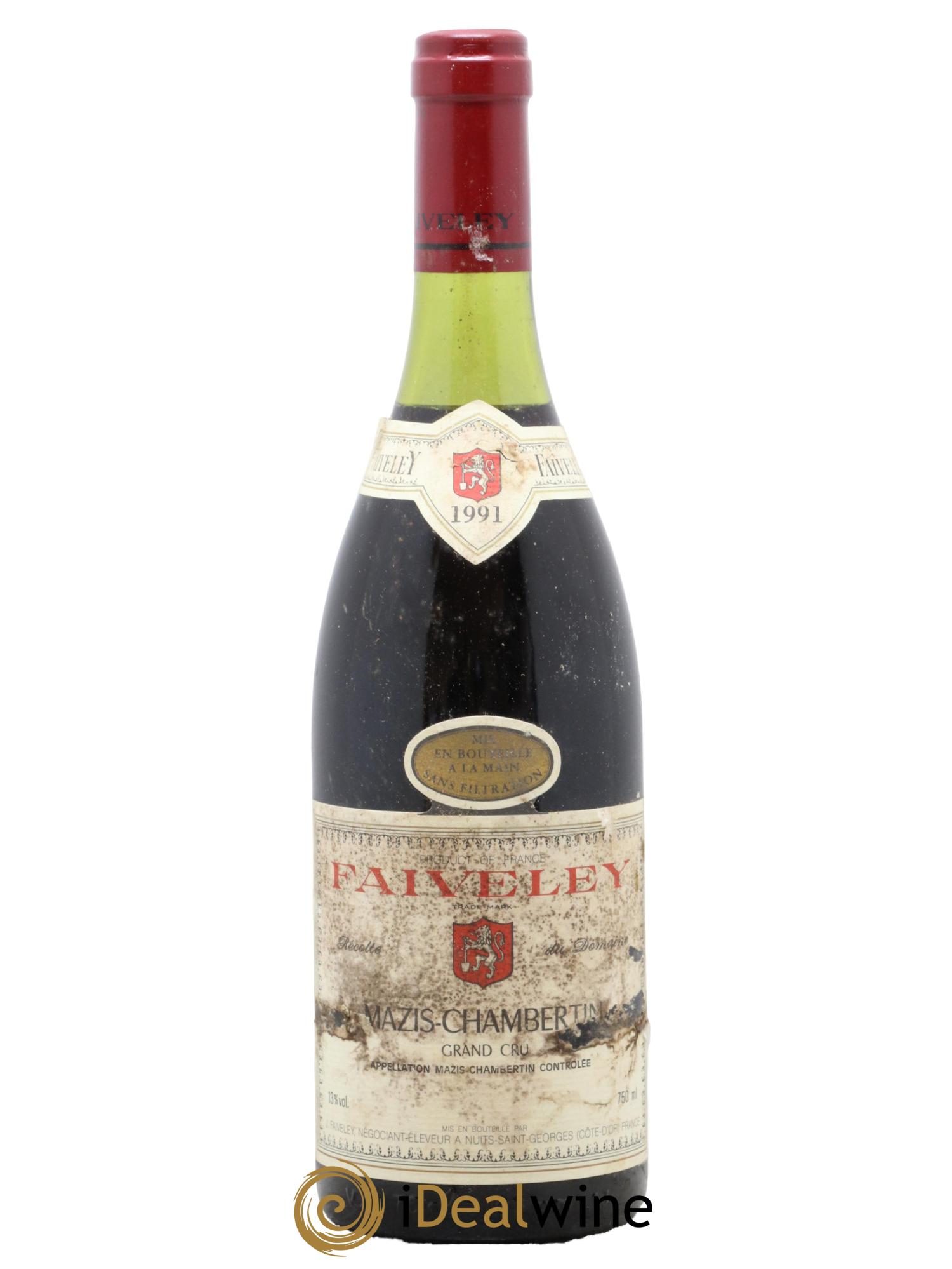 Mazis-Chambertin Grand Cru Faiveley  1991 - Posten von 1 Flasche - 0