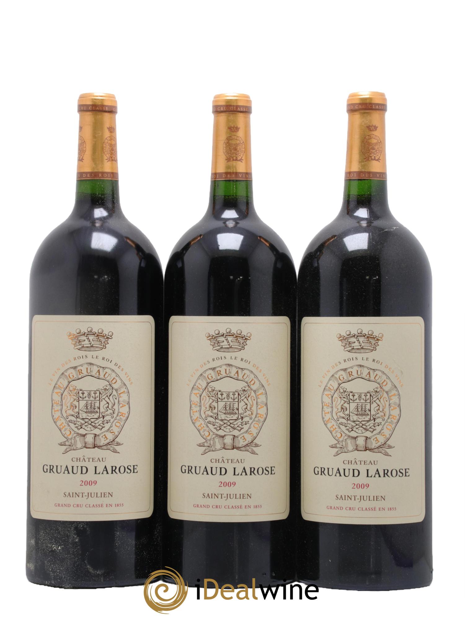 Château Gruaud Larose 2ème Grand Cru Classé 2009 - Lot of 3 magnums - 0