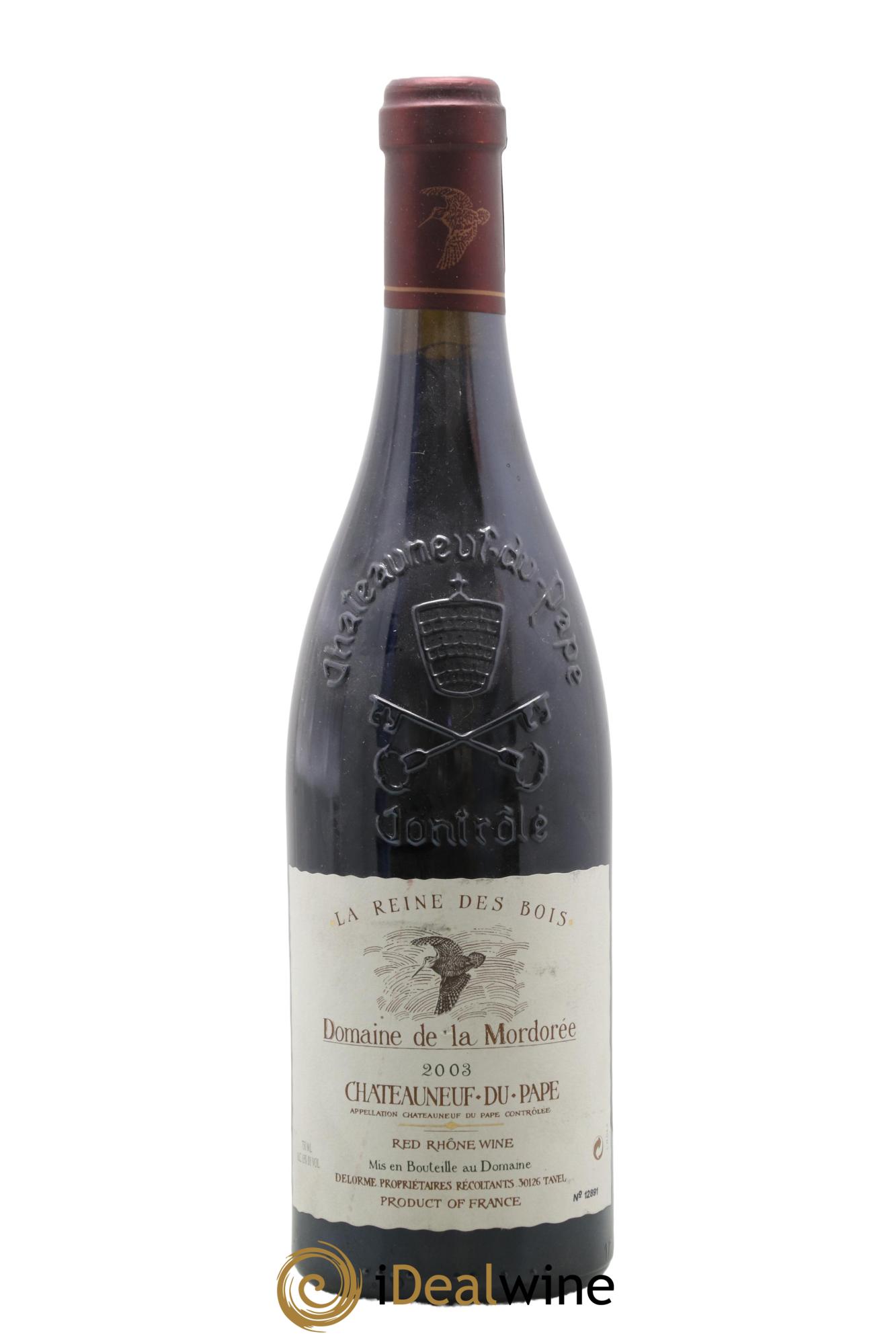 Châteauneuf-du-Pape  Cuvée de la Reine des Bois La Mordorée (Domaine de) 2003 - Lotto di 1 bottiglia - 0