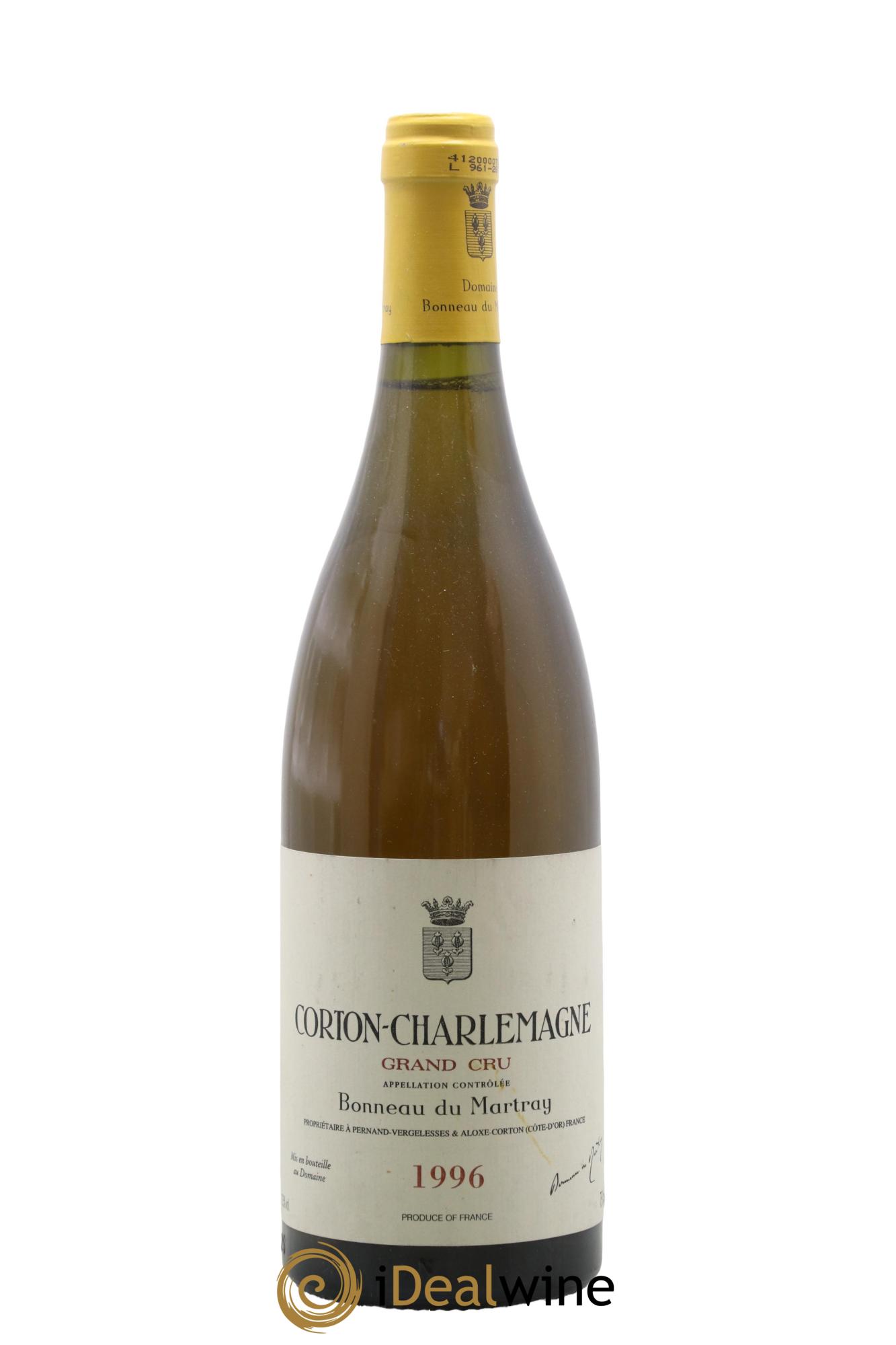 Corton-Charlemagne Grand Cru Bonneau du Martray (Domaine) 1996 - Lot de 1 bouteille - 0