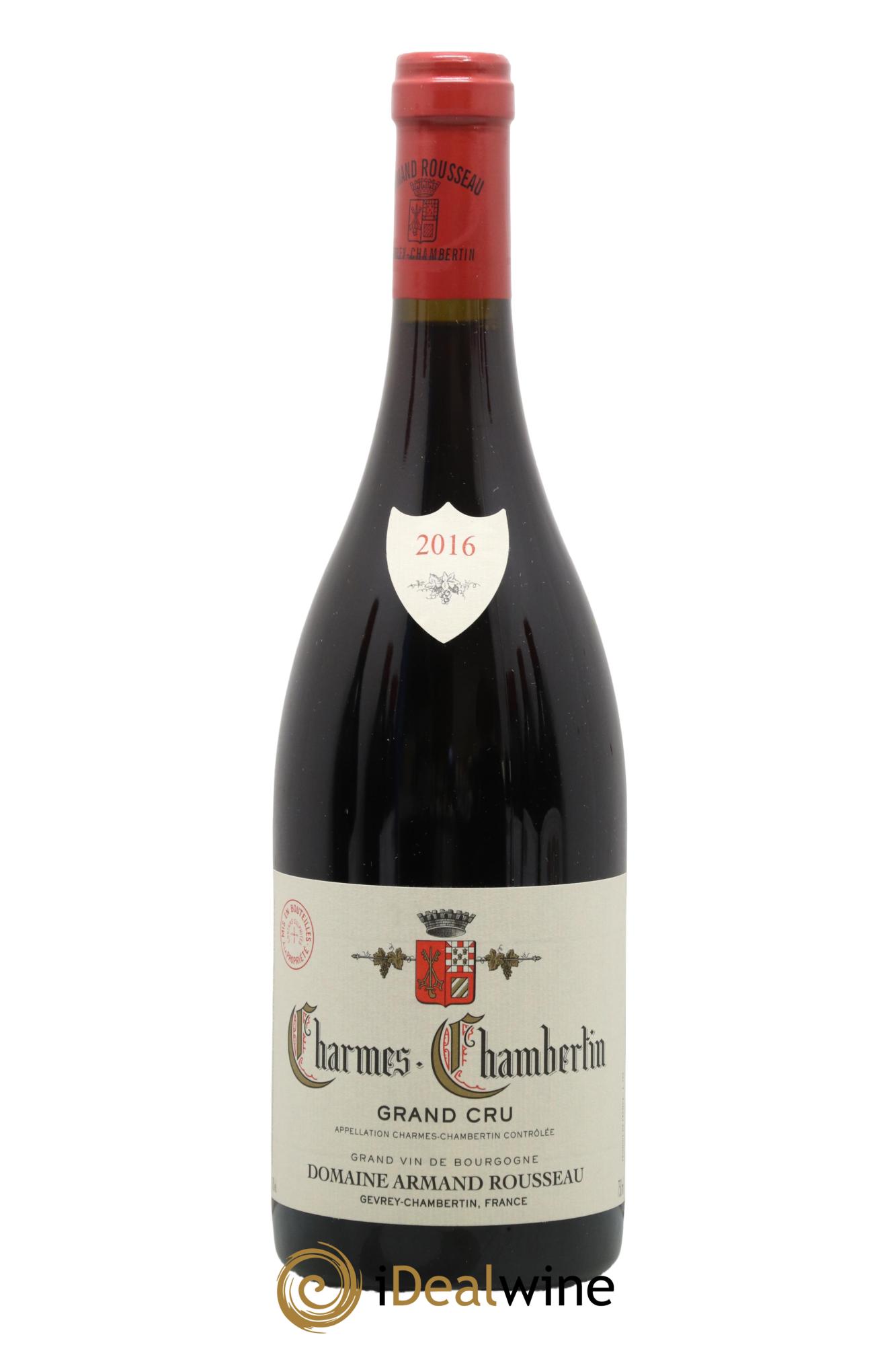 Charmes-Chambertin Grand Cru Armand Rousseau (Domaine) 2016 - Lot de 1 bouteille - 0