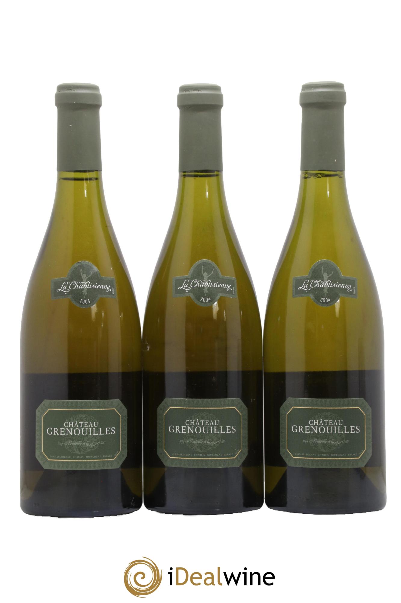 Chablis Grand Cru Grenouilles Château Grenouille - La Chablisienne 2004 - Lot de 3 bouteilles - 0