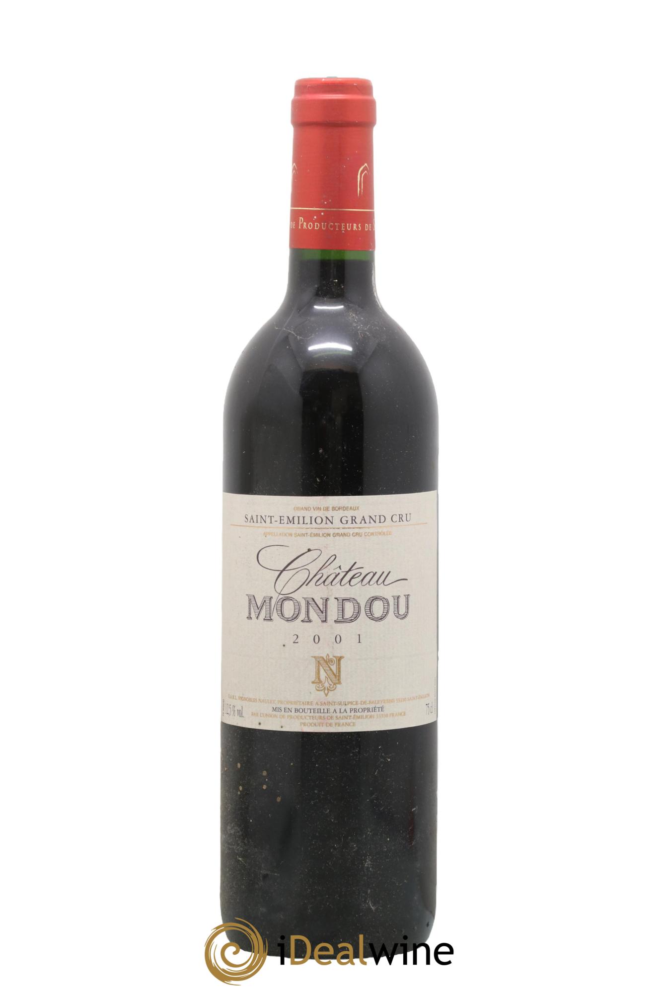 Saint-Émilion Grand Cru Château Mondou 2001 - Lot of 1 bottle - 0