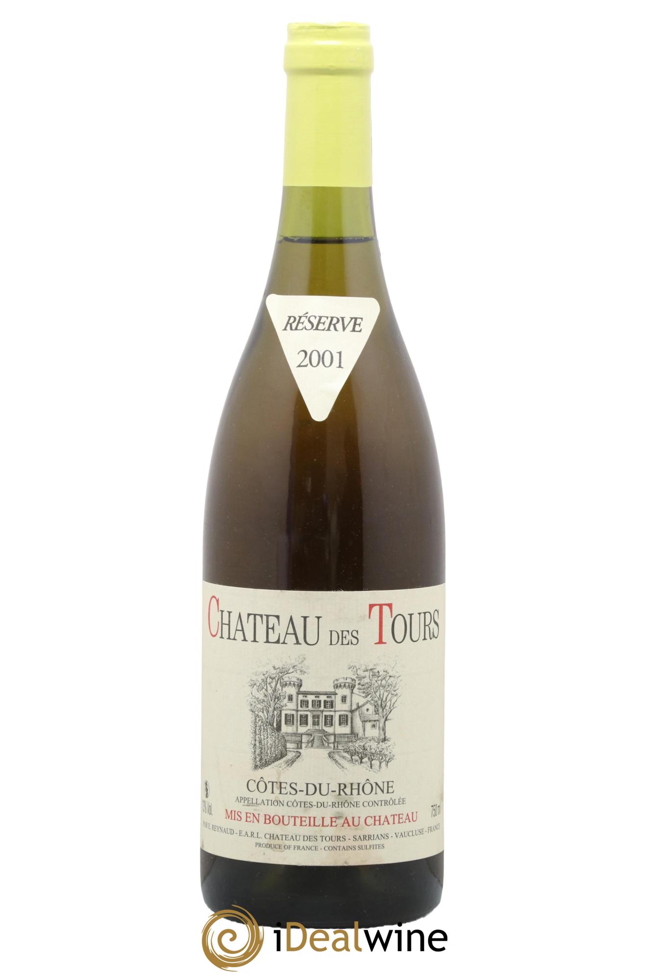 Côtes du Rhône Château des Tours Emmanuel Reynaud 2001 - Posten von 1 Flasche - 0