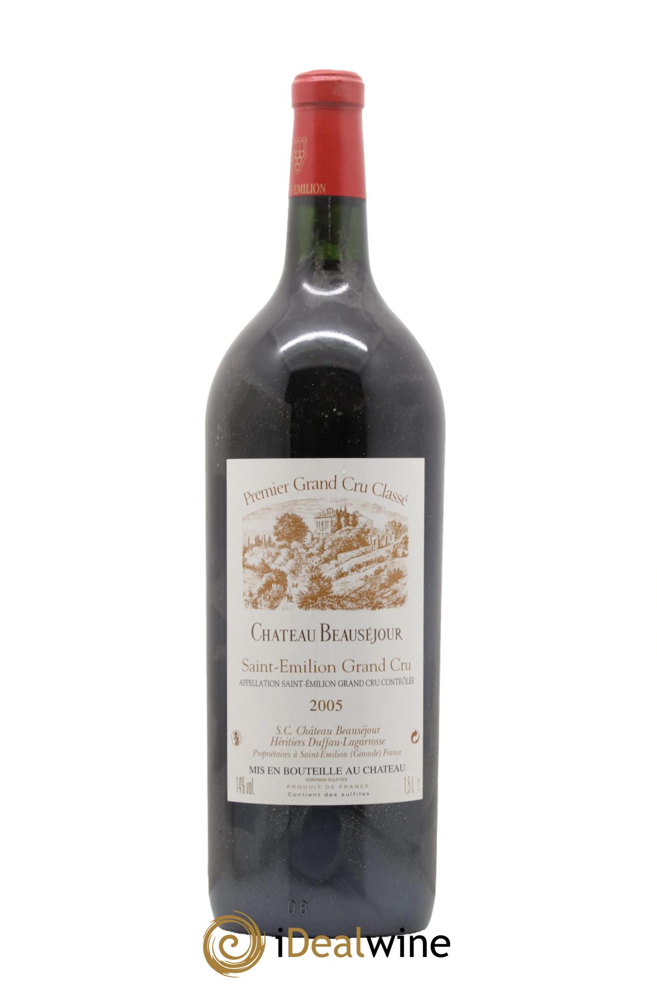 Château Beauséjour (Duffau-Lagarrosse) 1er Grand Cru Classé B 2005 - Lot de 1 magnum - 0