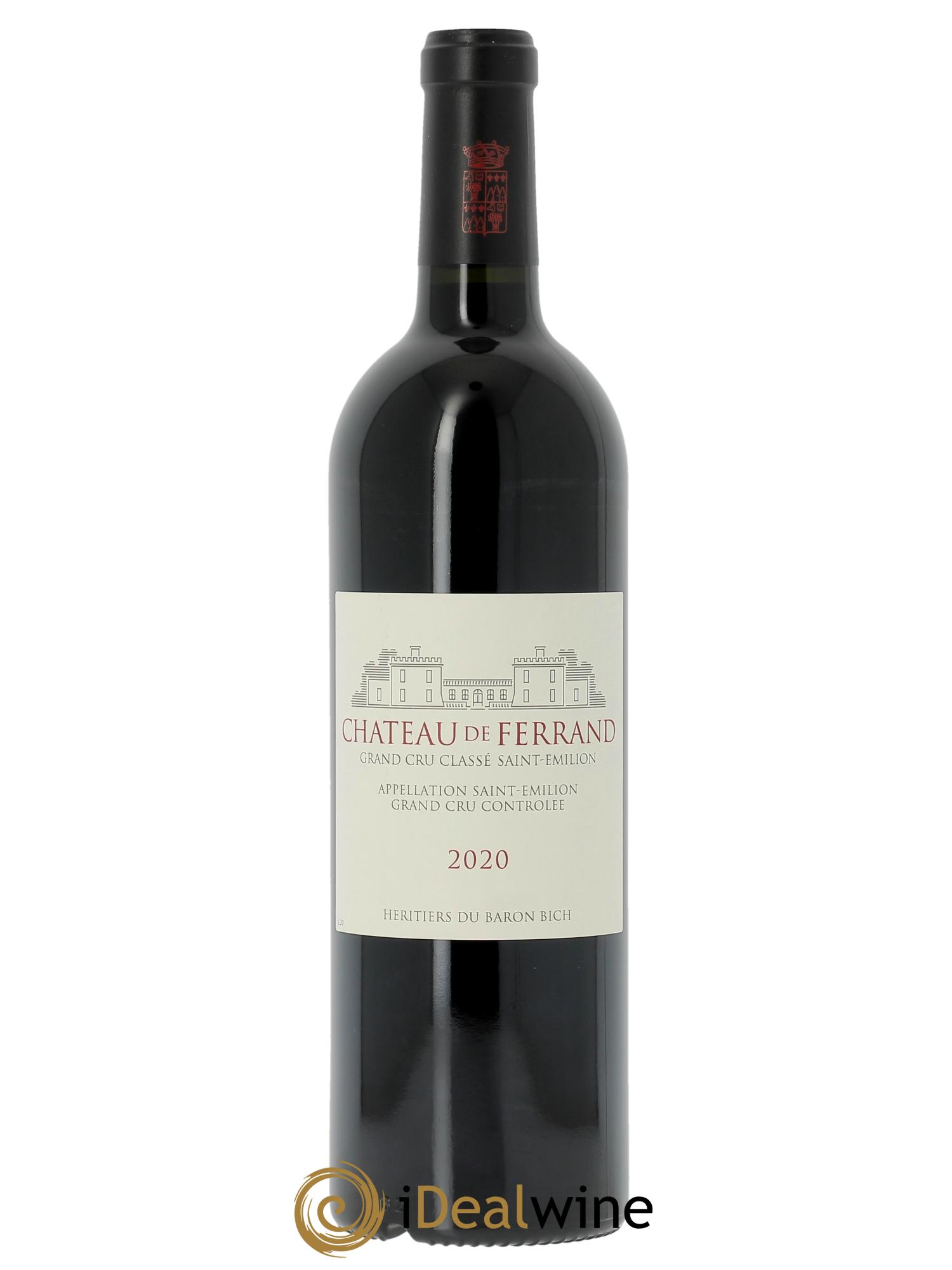 Château de Ferrand Grand Cru Classé  2020 - Lot de 1 bouteille - 0