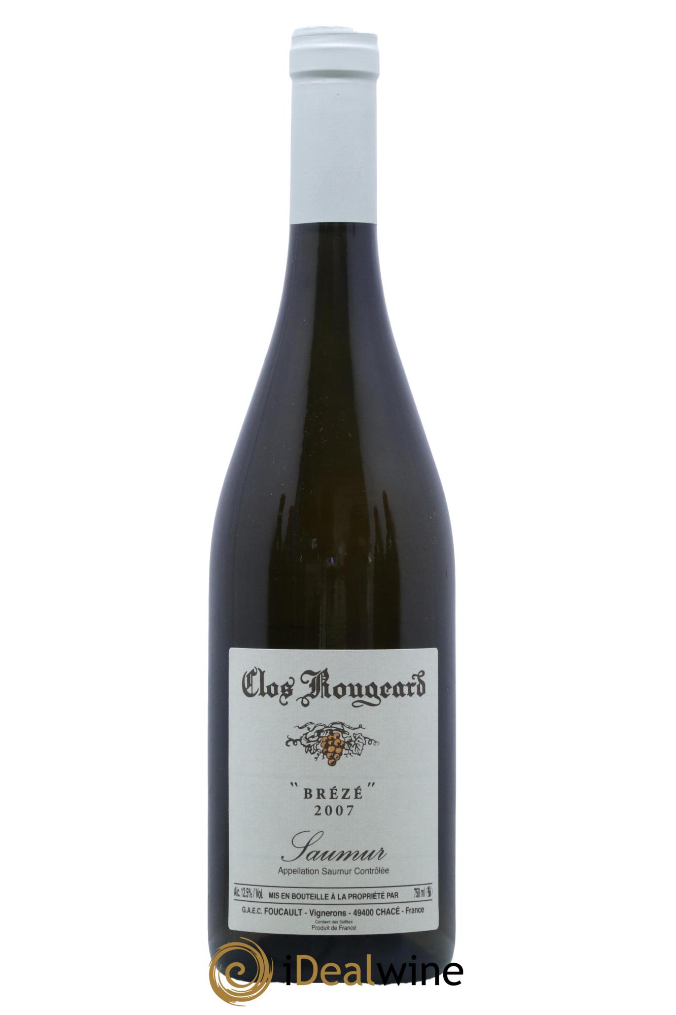 Saumur Brézé Clos Rougeard 2007 - Lot de 1 bouteille - 0