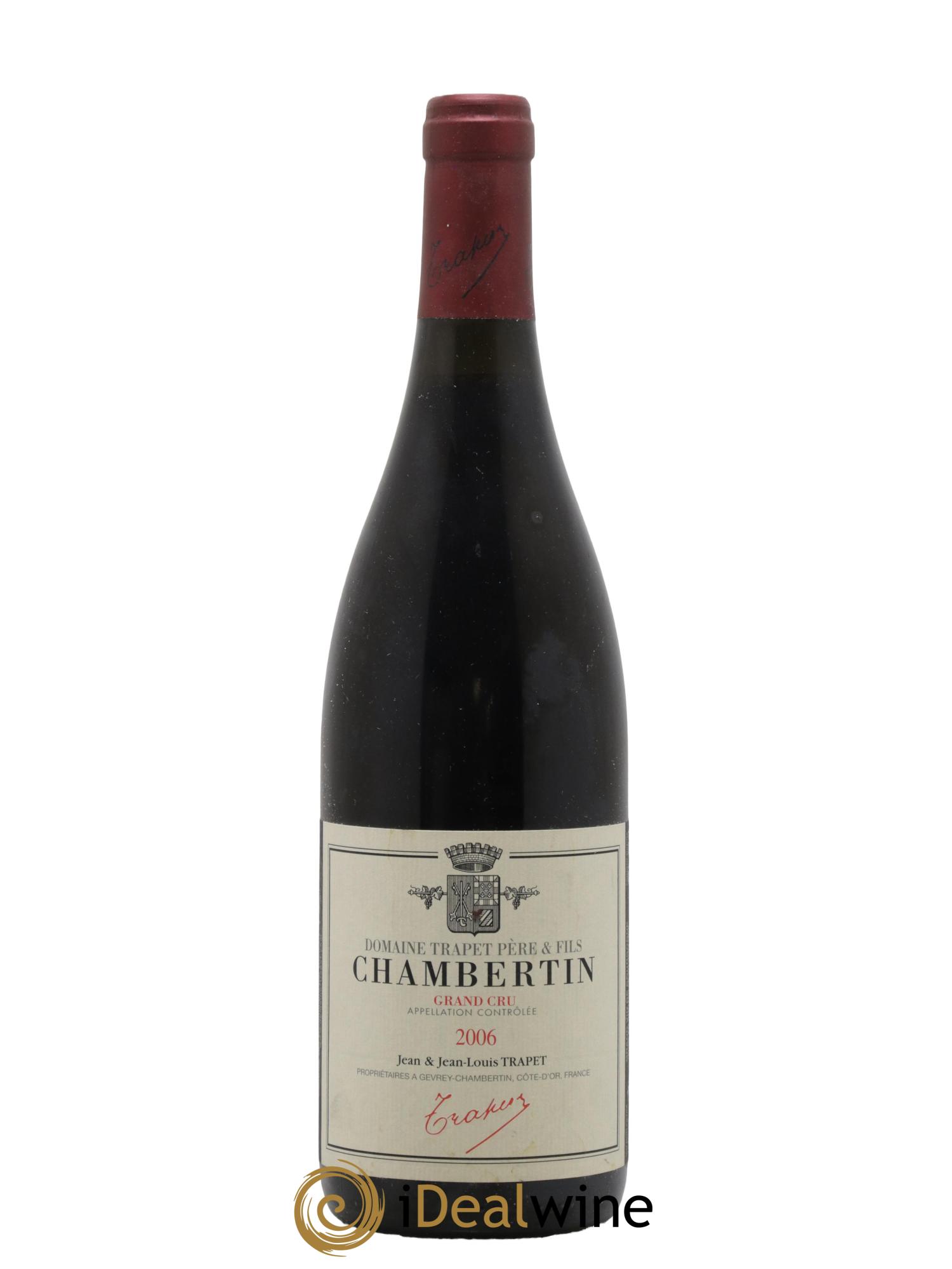 Chambertin Grand Cru Domaine Trapet 2006 - Posten von 1 Flasche - 0