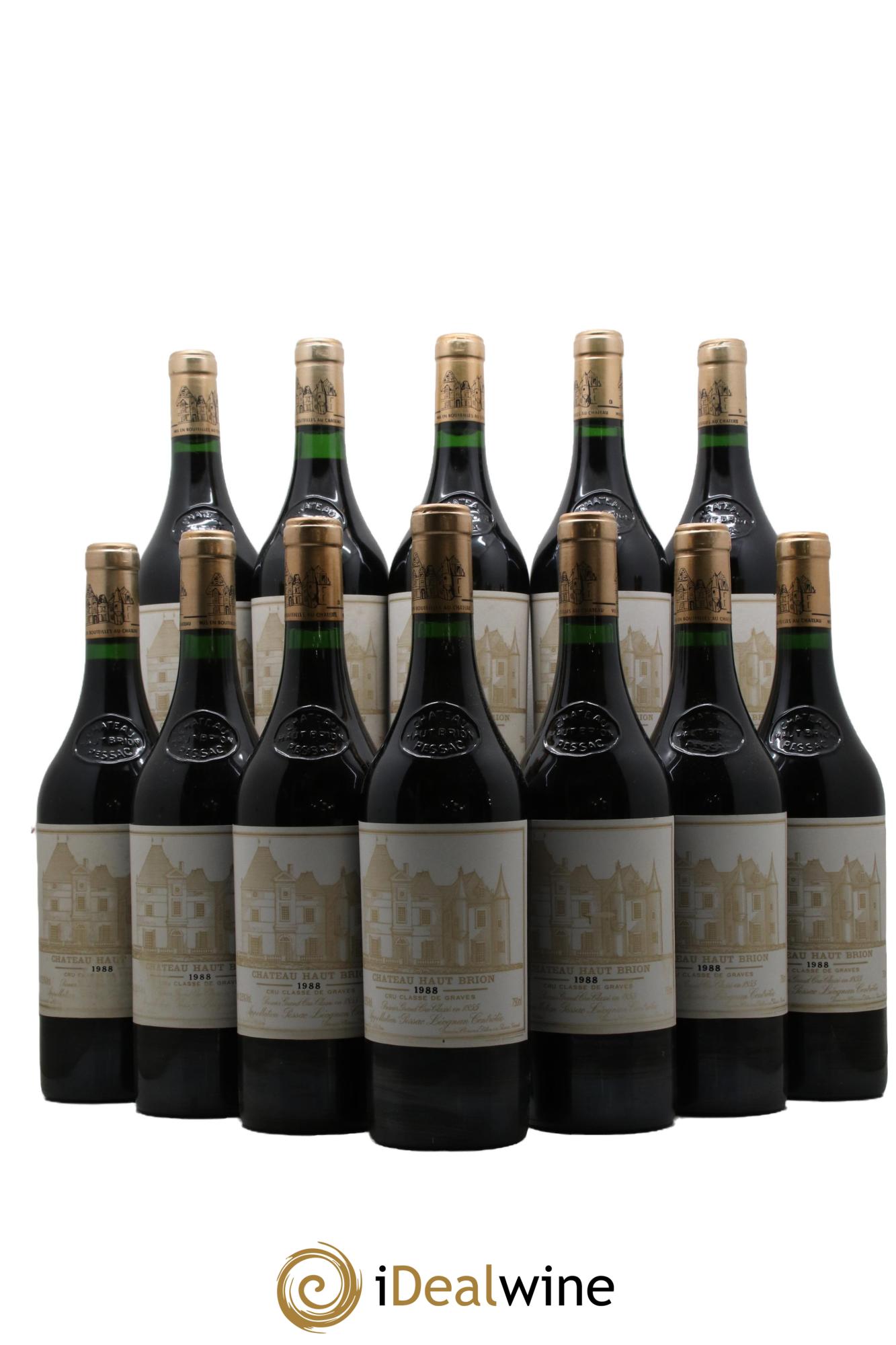 Château Haut Brion 1er Grand Cru Classé 1988 - Lot of 12 bottles - 0