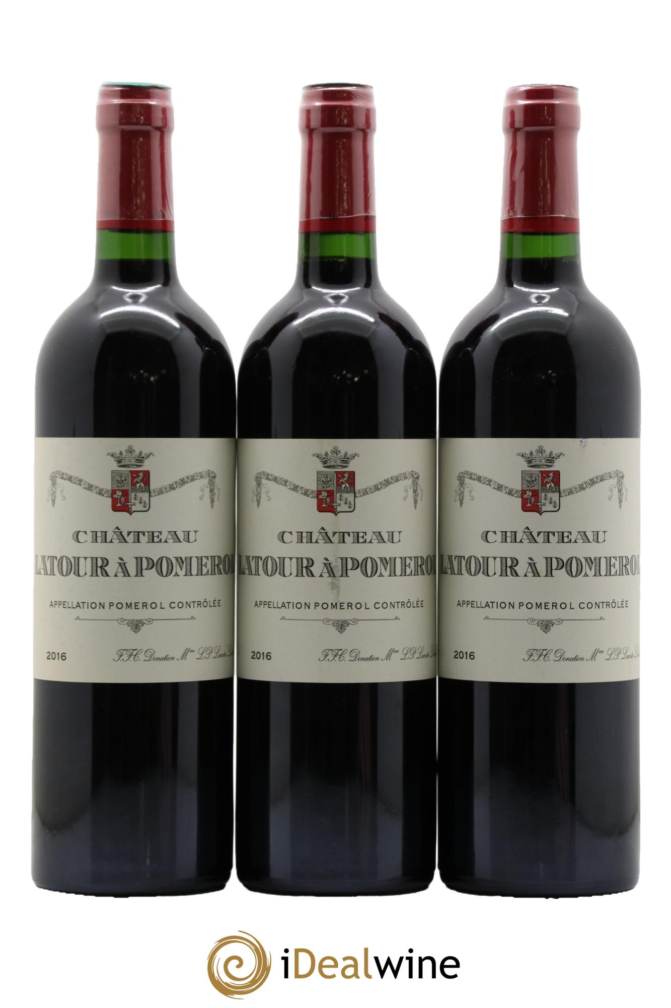 Château Latour à Pomerol 2016 - Posten von 3 Flaschen - 0