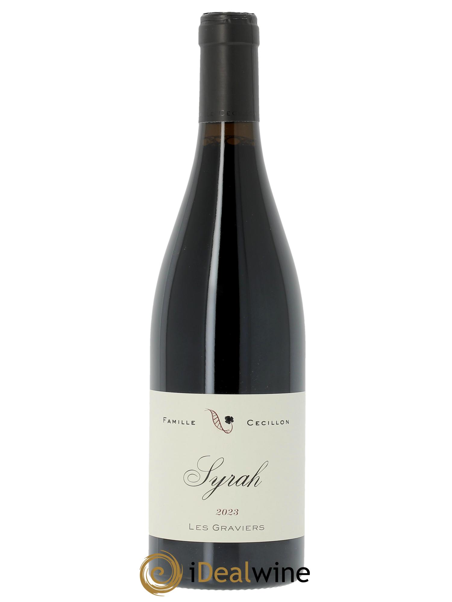 Vin de France Syrah Les Graviers Julien Cecillon  2023 - Lot de 1 bouteille - 0