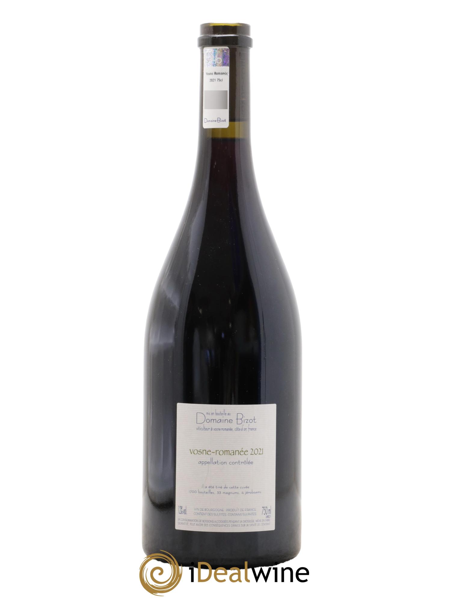 Vosne-Romanée Bizot (Domaine)  2021 - Lotto di 1 bottiglia - 1