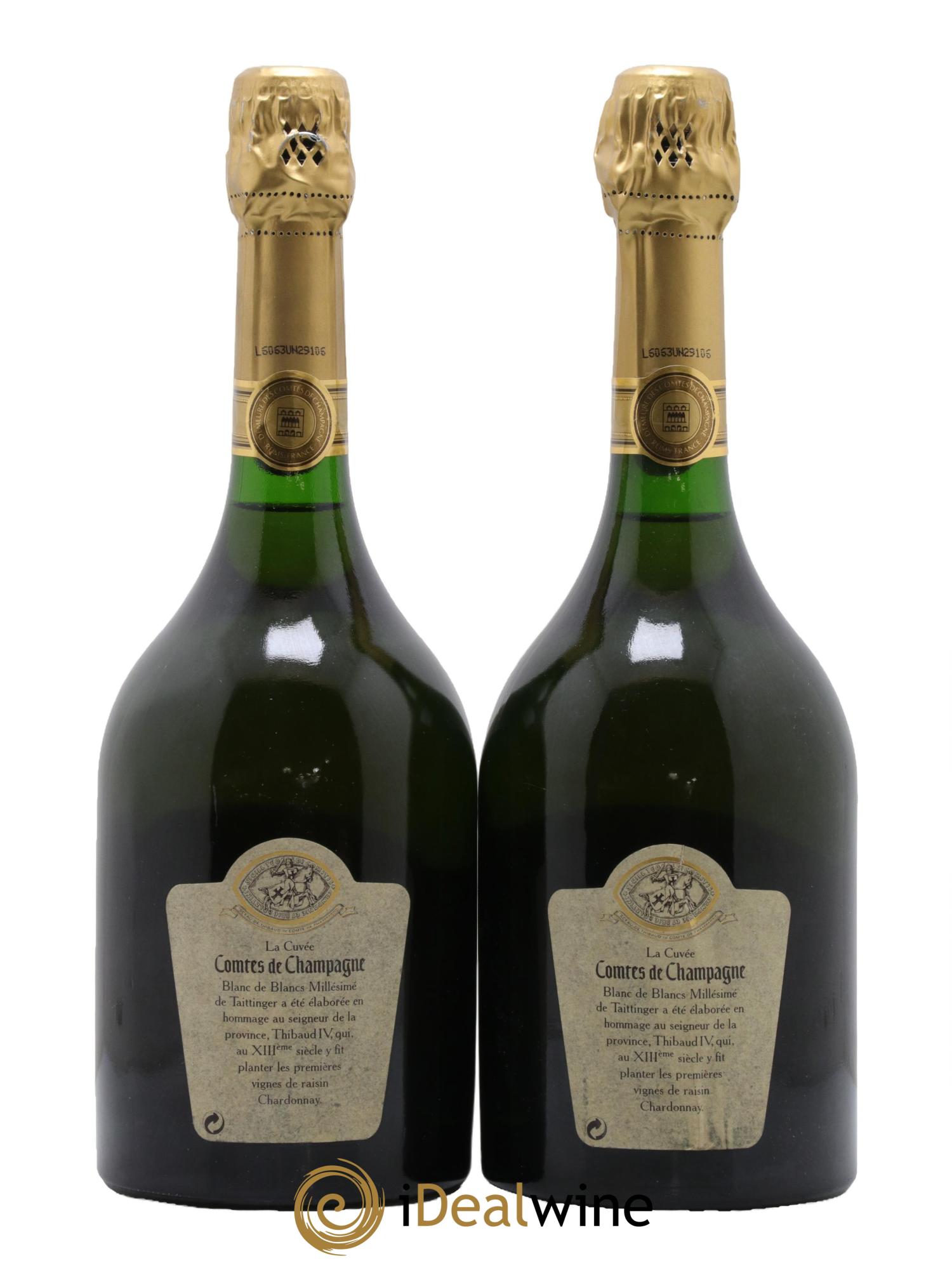 Comtes de Champagne Taittinger 1988 - Lotto di 2 bottiglie - 2