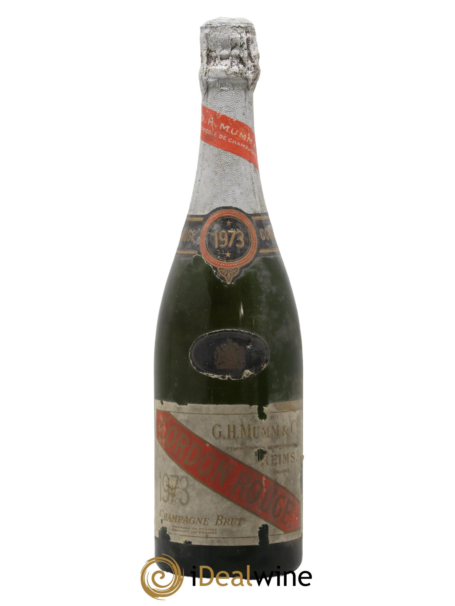 Cordon Rouge Mumm 1973 - Lot of 1 bottle - 0