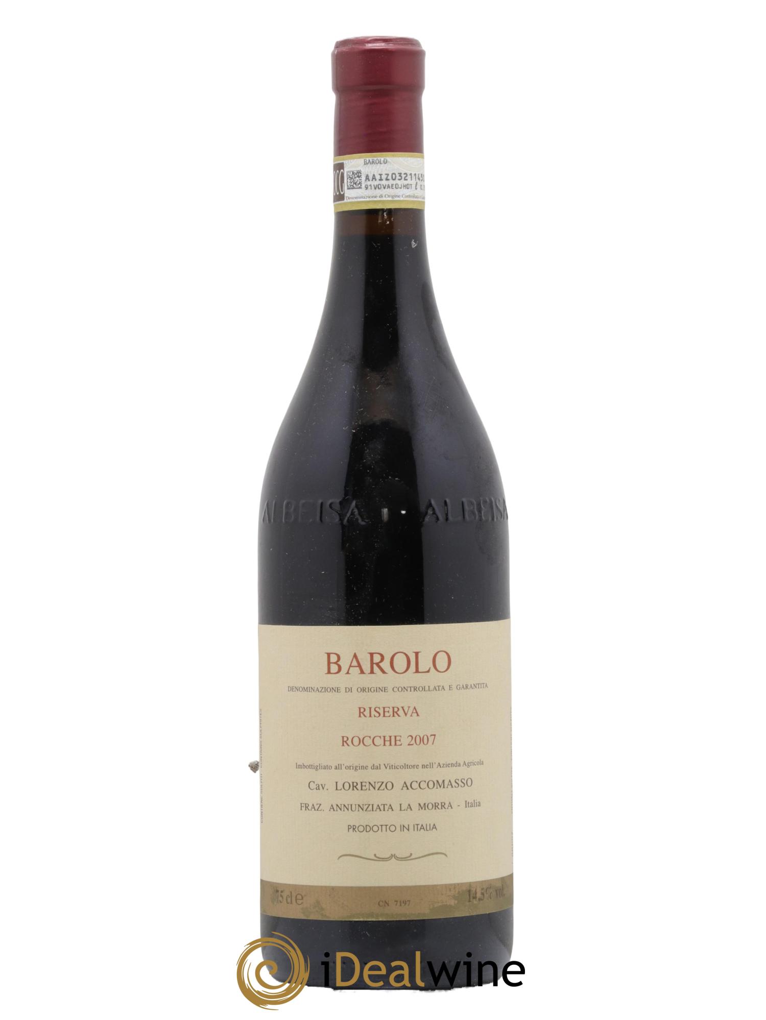 Barolo DOCG Riserva Rocche Accomasso 2007 - Posten von 1 Flasche - 0