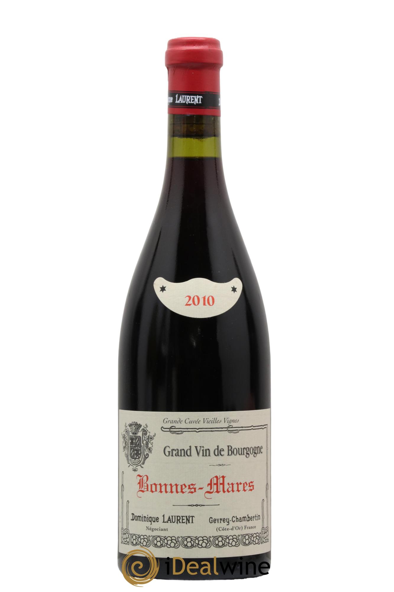 Bonnes-Mares Grand Cru Grande Cuvée Vieilles Vignes Dominique Laurent 2010 - Lot de 1 bouteille - 0