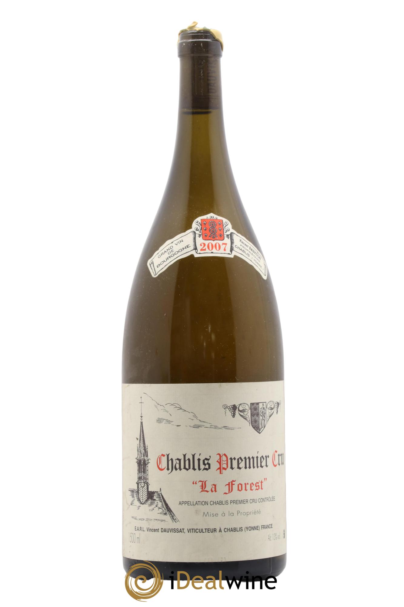 Chablis 1er Cru La Forest Vincent Dauvissat (Domaine)  2007 - Posten von 1 Magnum - 0