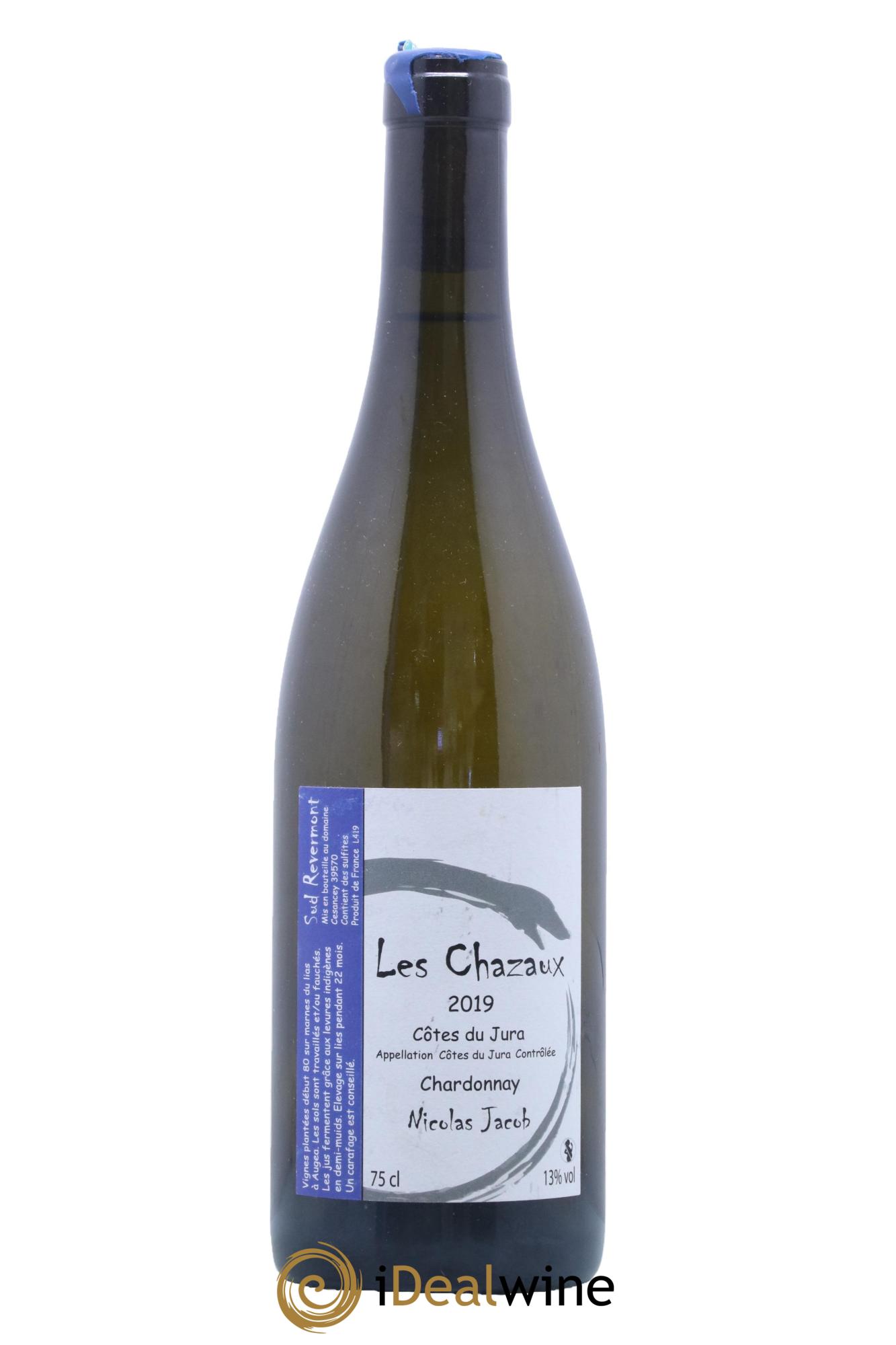 Côtes du Jura Chardonnay Les Chazaux Nicolas Jacob 2019 - Posten von 1 Flasche - 0