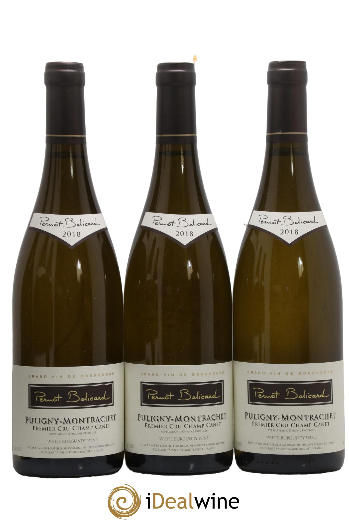 Puligny-Montrachet 1er Cru Champs Canet Domaine Pernot Belicard 2018 - Lot de 6 bouteilles - 2