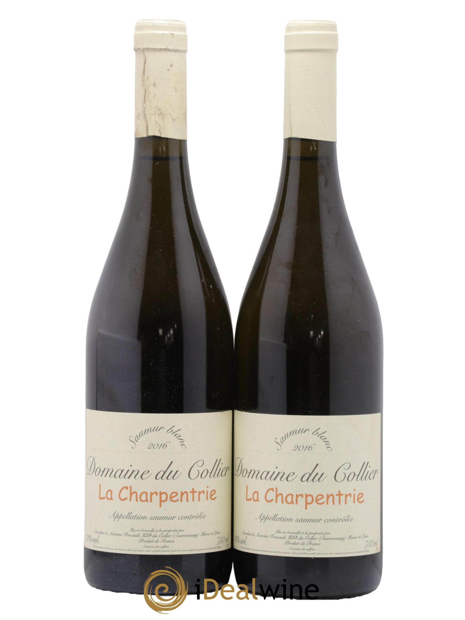 Saumur La Charpentrie Domaine du Collier 2016 - Lot de 2 bouteilles - 0