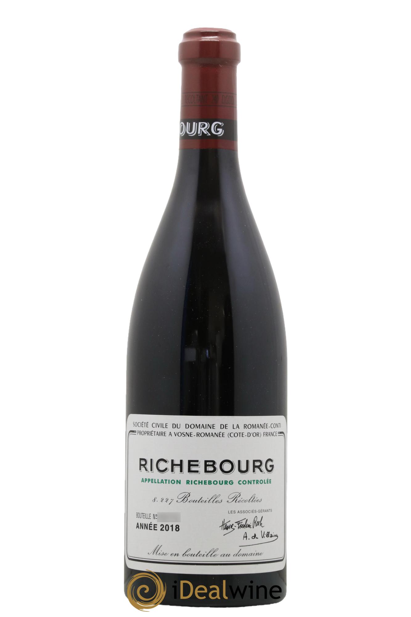 Richebourg Grand Cru Domaine de la Romanée-Conti 2018 - Posten von 1 Flasche - 0