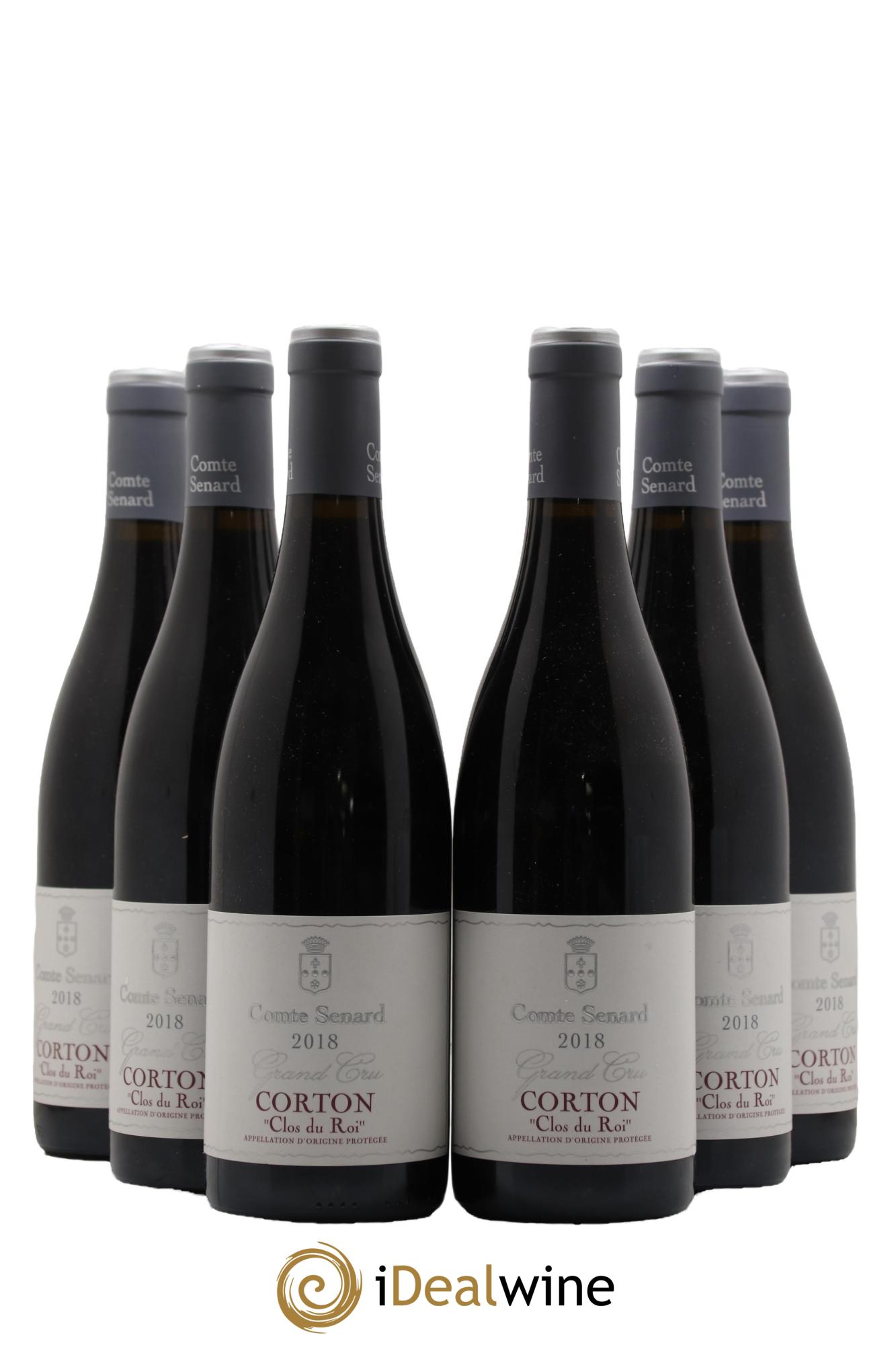 Corton Clos du Roi Comte Senard 2018 - Lot of 6 bottles - 0