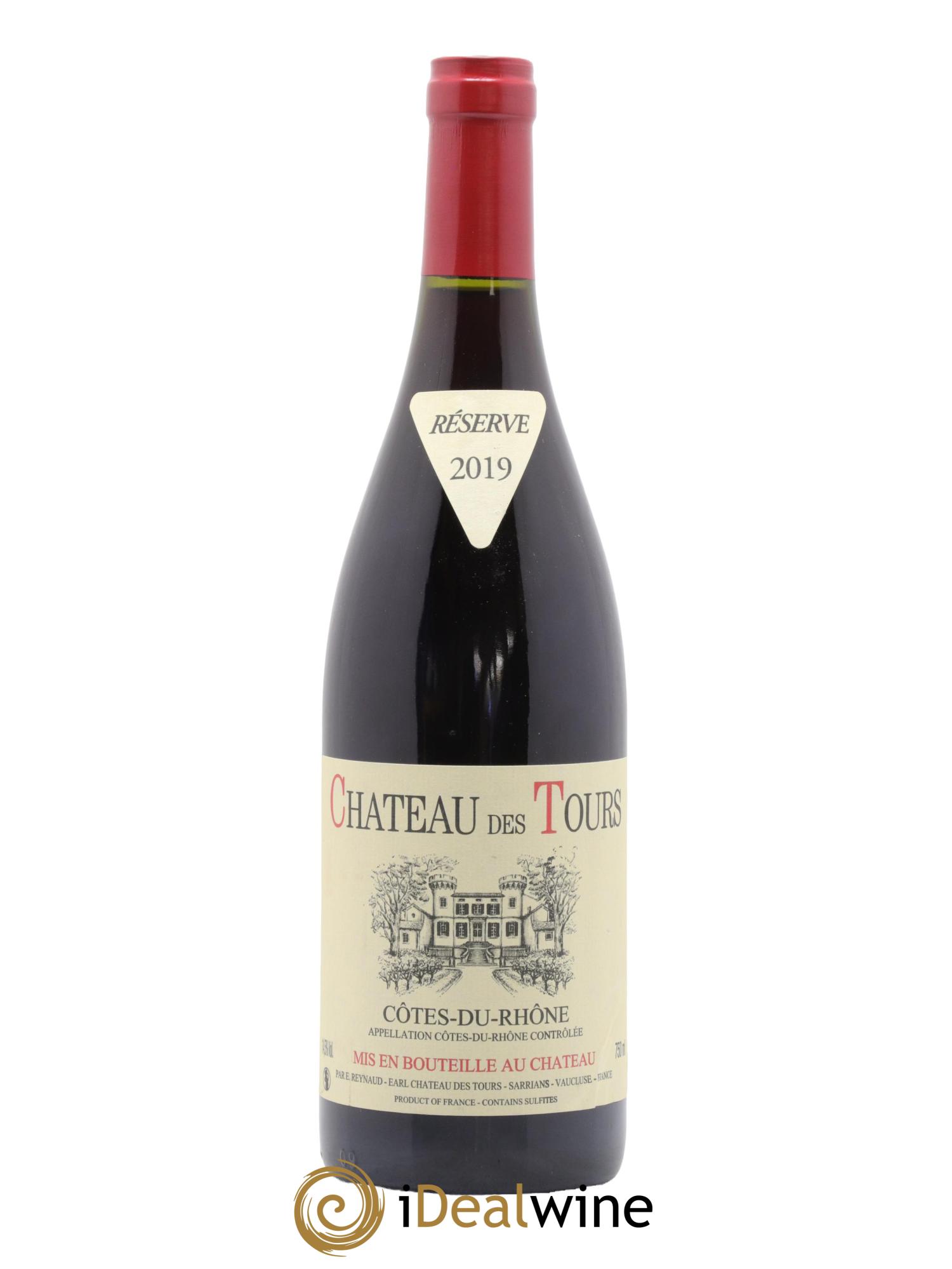 Côtes du Rhône Château des Tours Emmanuel Reynaud 2019 - Lot de 1 bouteille - 0