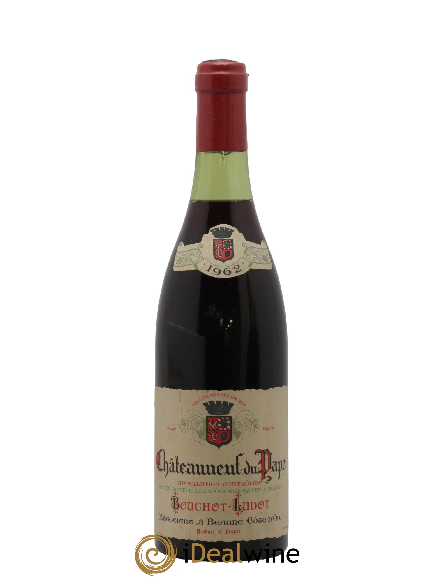 Châteauneuf-du-Pape Bouchot Ludot 1962 - Lot de 1 bouteille - 0