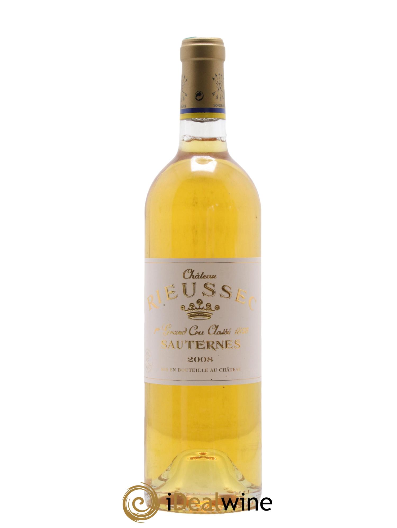 Château Rieussec 1er Grand Cru Classé 2008 - Posten von 1 Flasche - 0