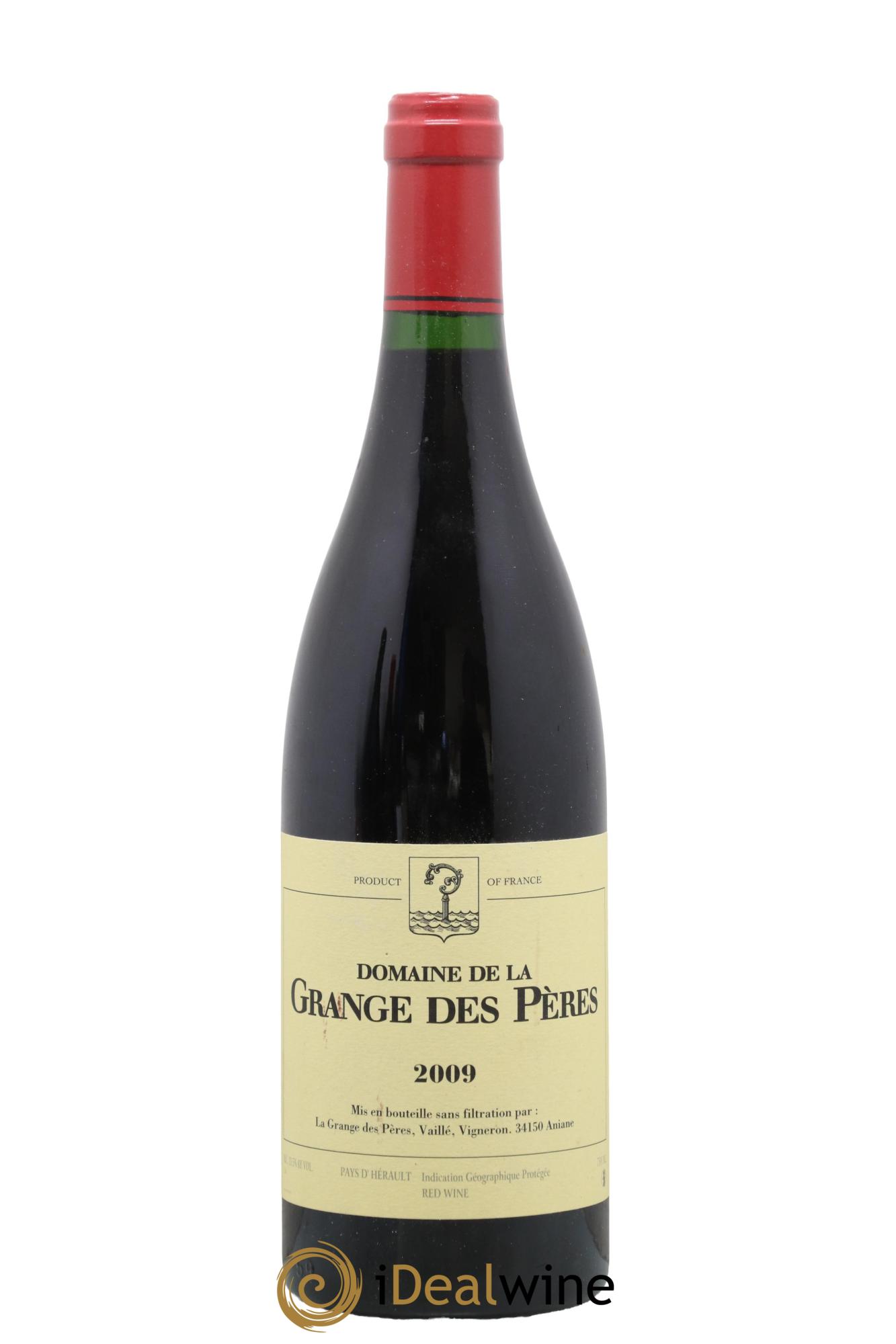 IGP Pays d'Hérault Grange des Pères Laurent Vaillé 2009 - Lot de 1 bouteille - 0