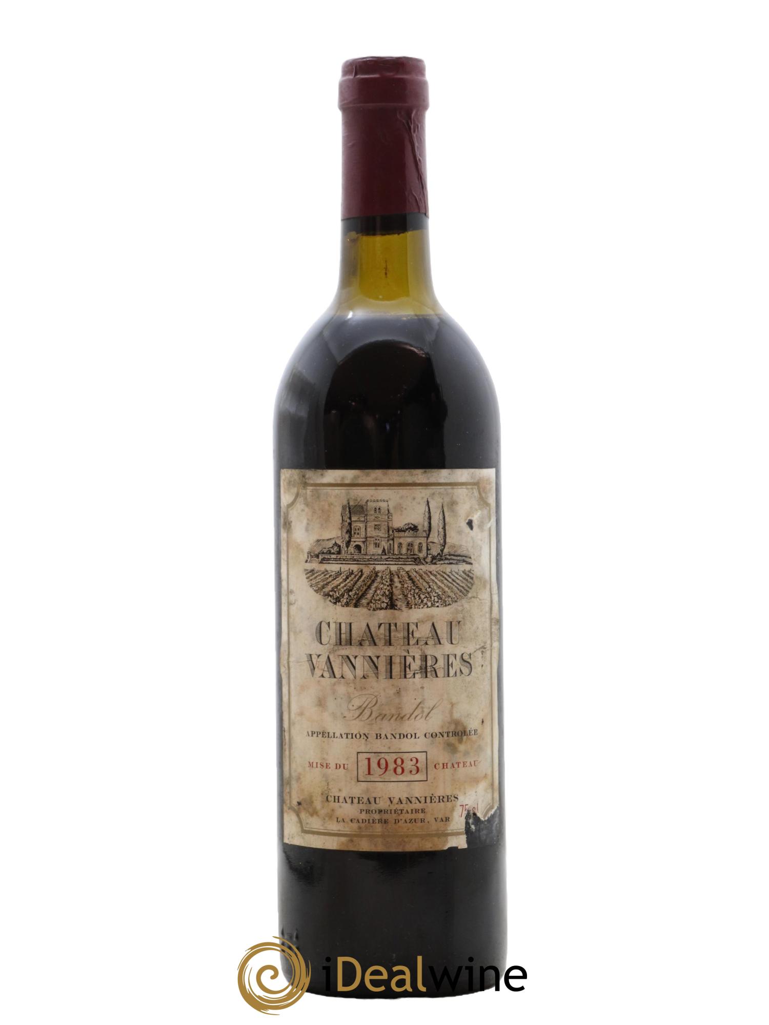 Bandol Château Vannières Éric et Charles-Éric Boisseaux 1983 - Lotto di 1 bottiglia - 0