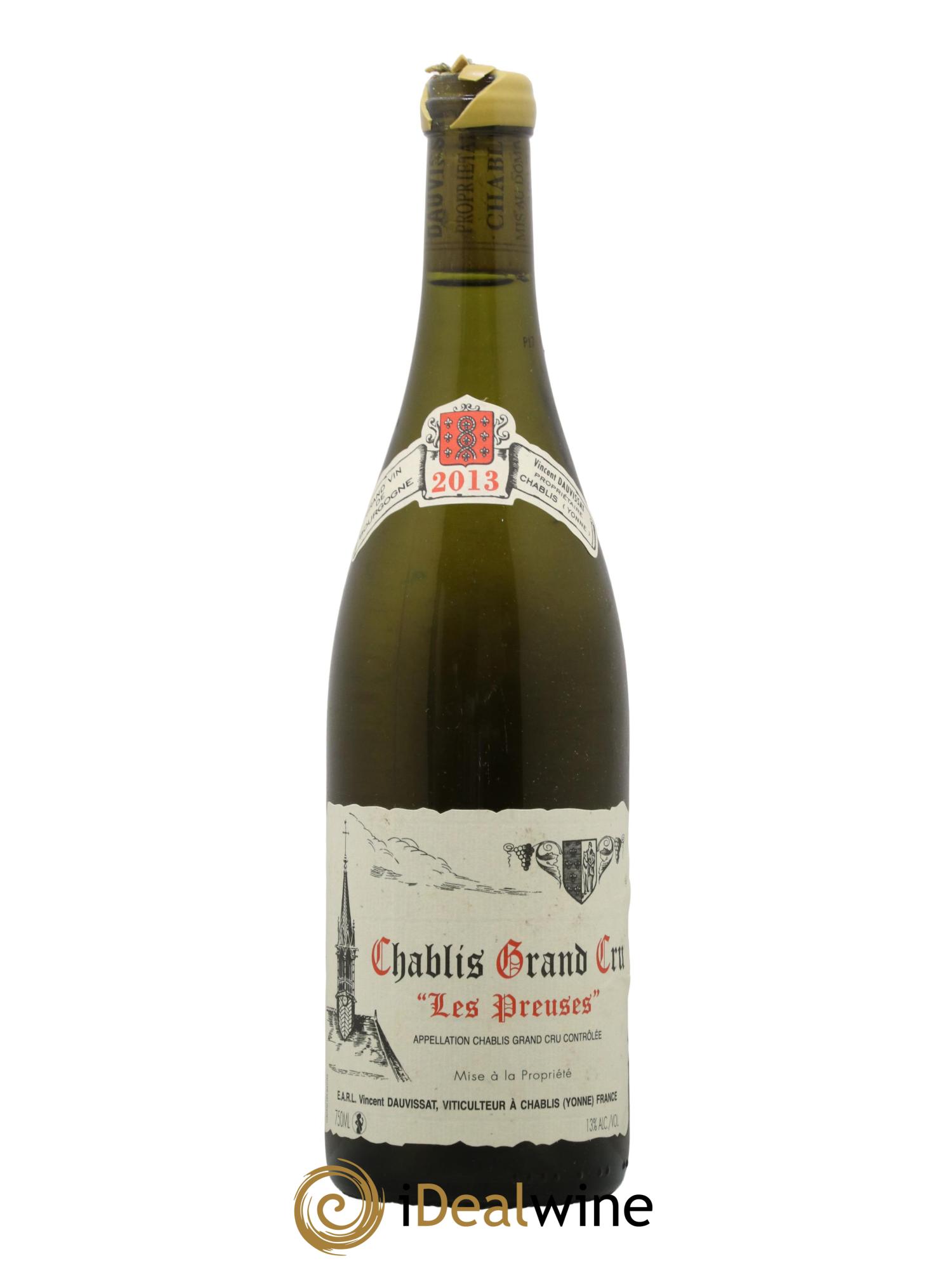 photo Chablis Grand Cru les Preuses Vincent Dauvissat