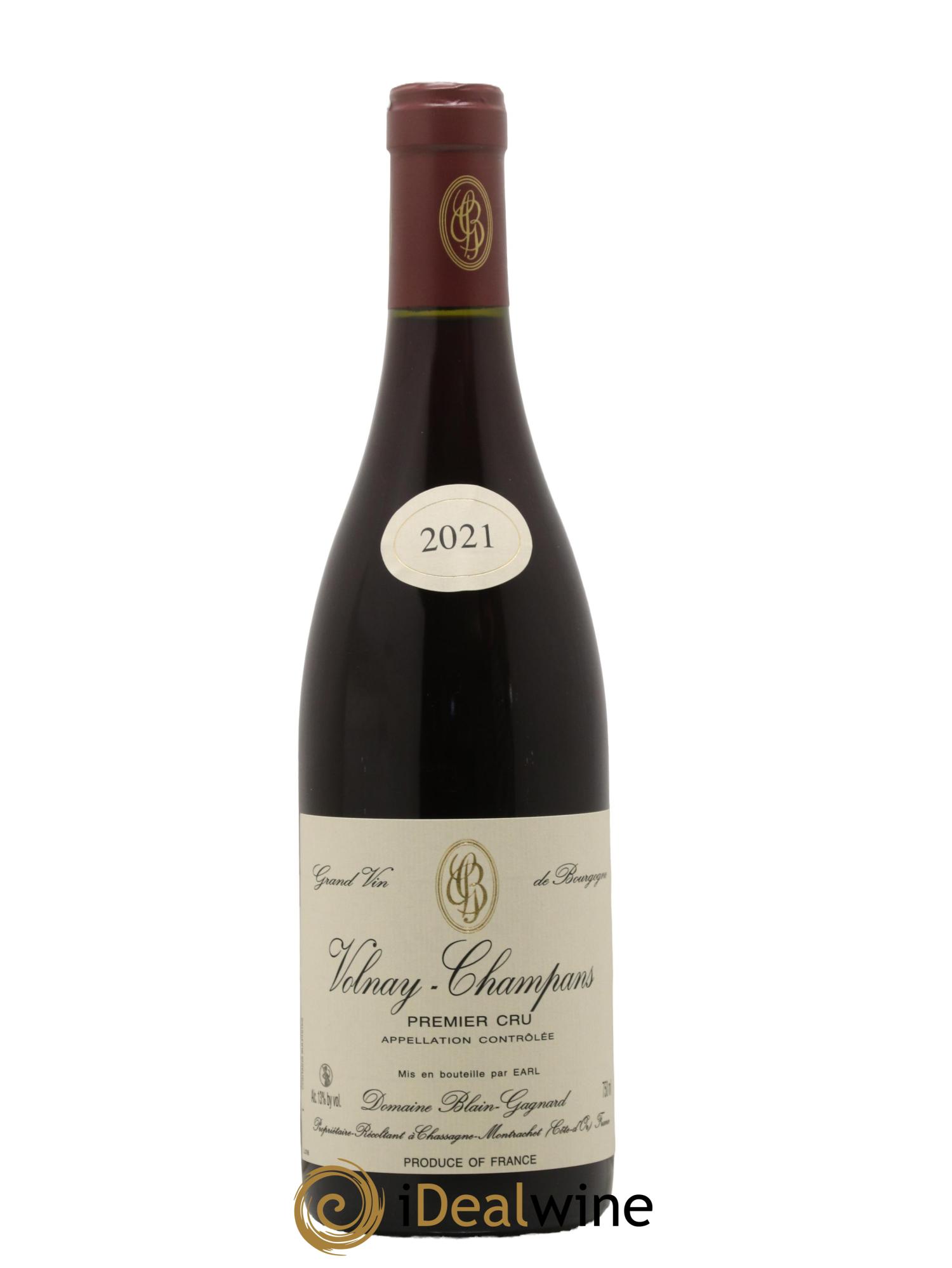 Volnay 1er Cru Champans Blain-Gagnard (Domaine) 2021 - Lotto di 1 bottiglia - 0