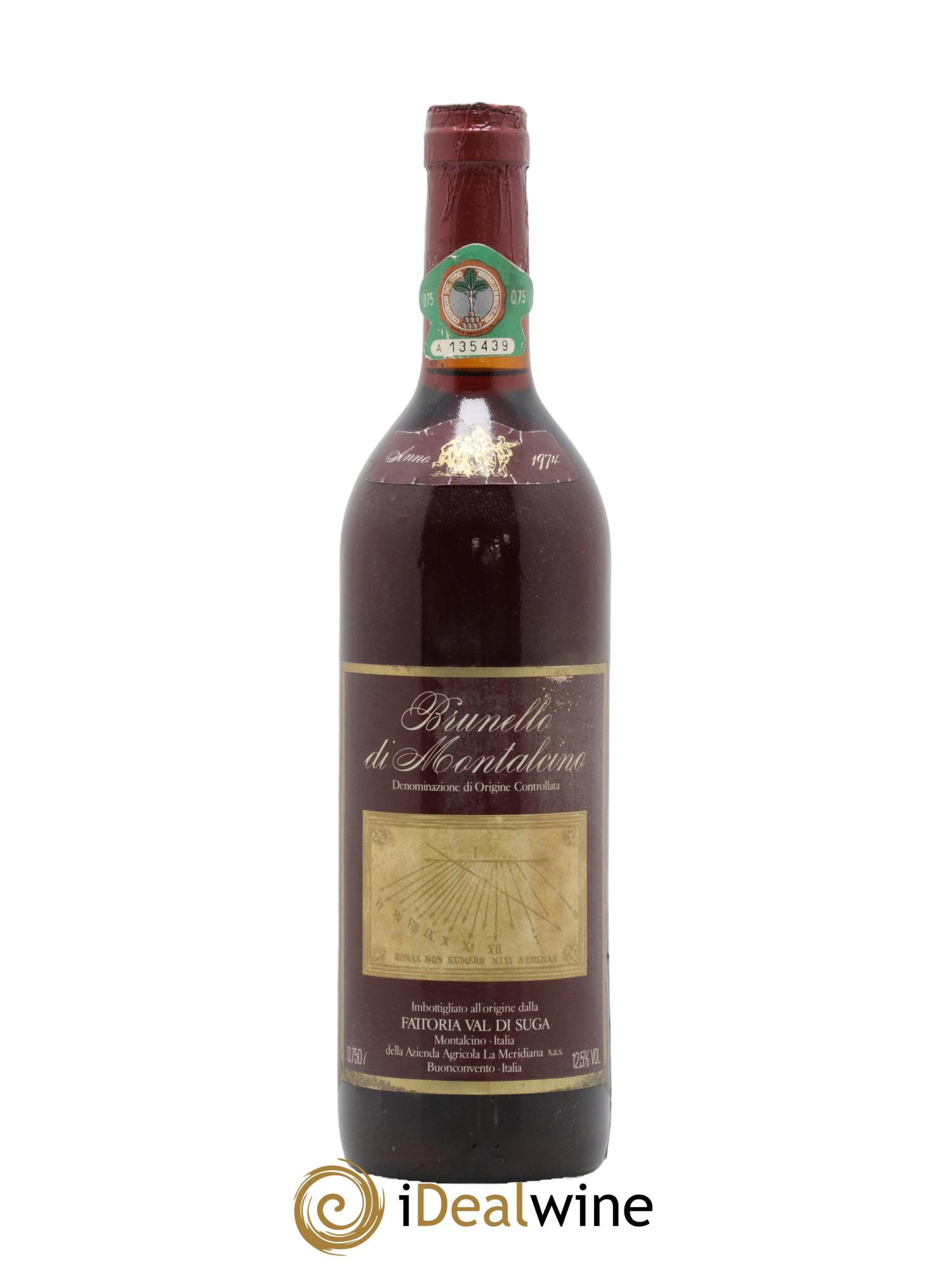 Brunello di Montalcino DOCG Val di Suga 1974 - Lotto di 1 bottiglia - 0