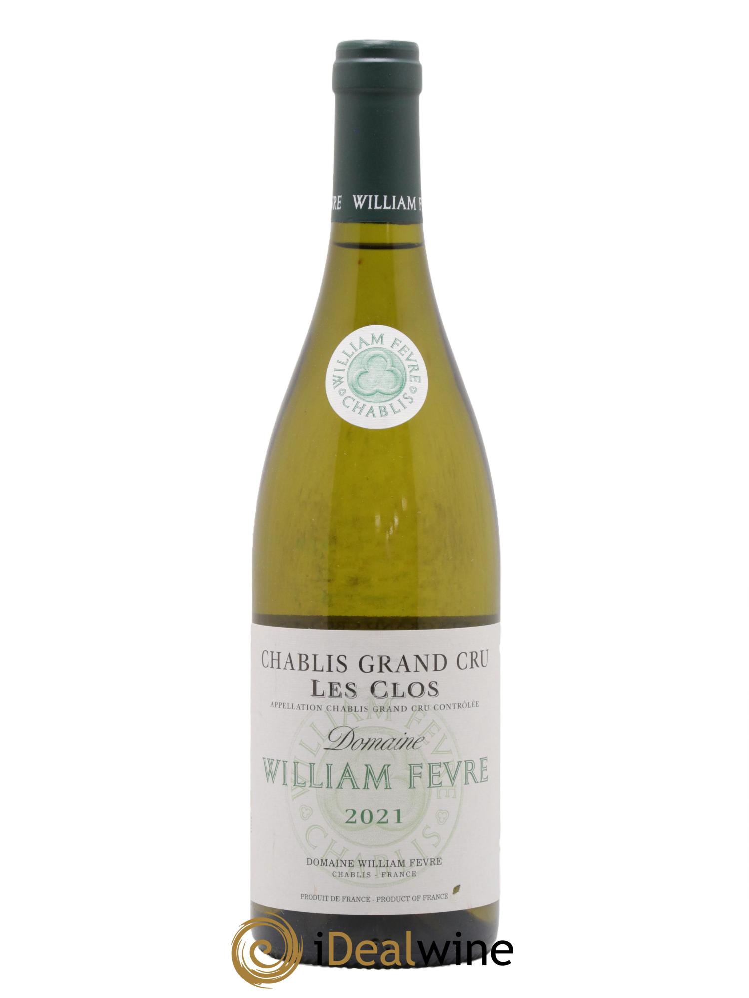 Chablis Grand Cru Les Clos William Fèvre 2021 - Posten von 1 Flasche - 0