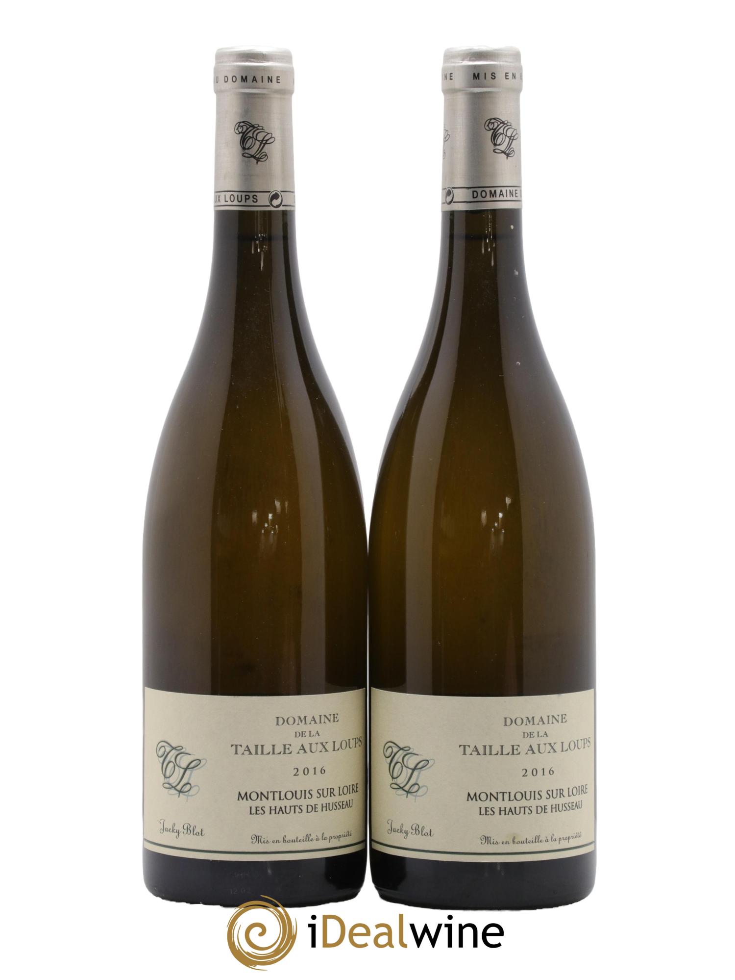 Montlouis-sur-Loire Les Hauts de Husseau La Taille aux Loups - Jacky Blot 2016 - Lot of 2 bottles - 0