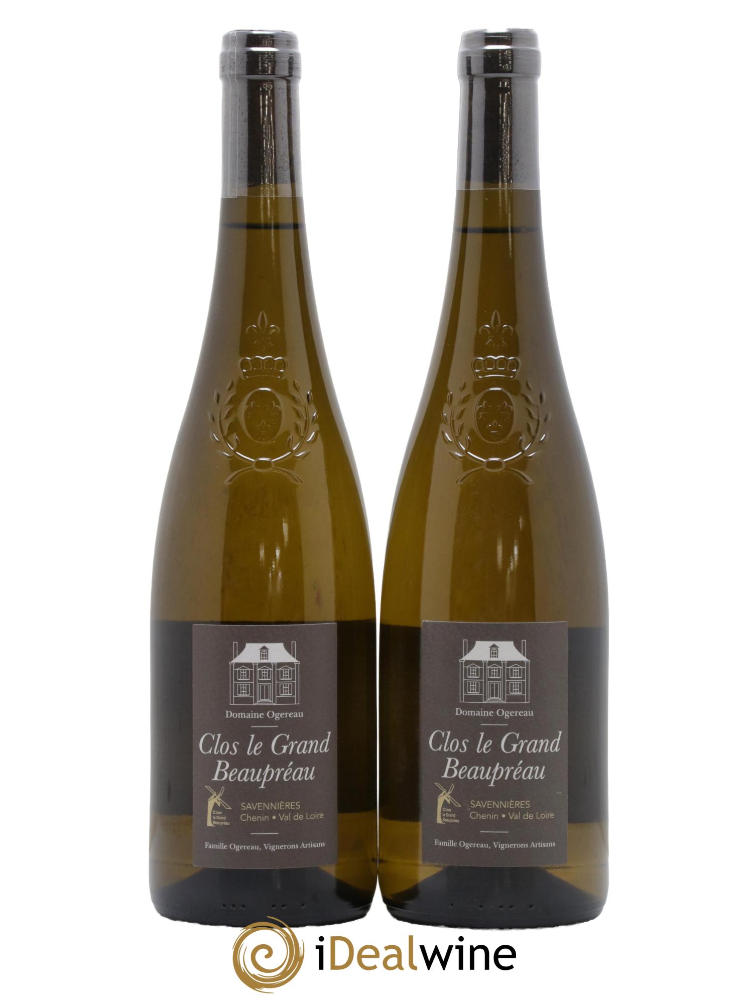 Savennières Clos le Grand Beaupréau Domaine Ogereau 2016 - Lot de 2 bouteilles - 0