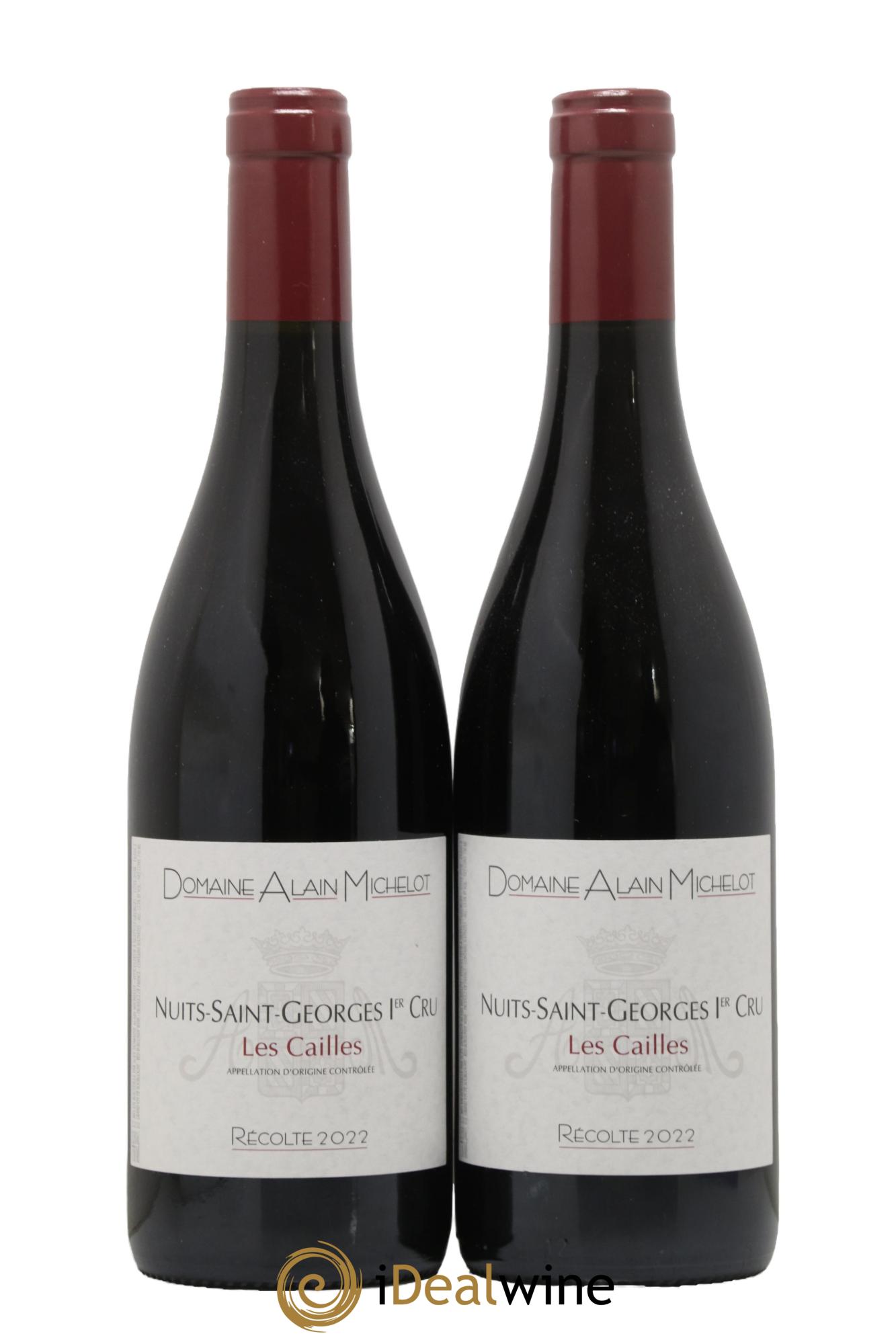 Nuits-Saint-Georges  1er Cru Les Cailles Alain Michelot (Domaine) 2022 - Lot de 2 bouteilles - 0